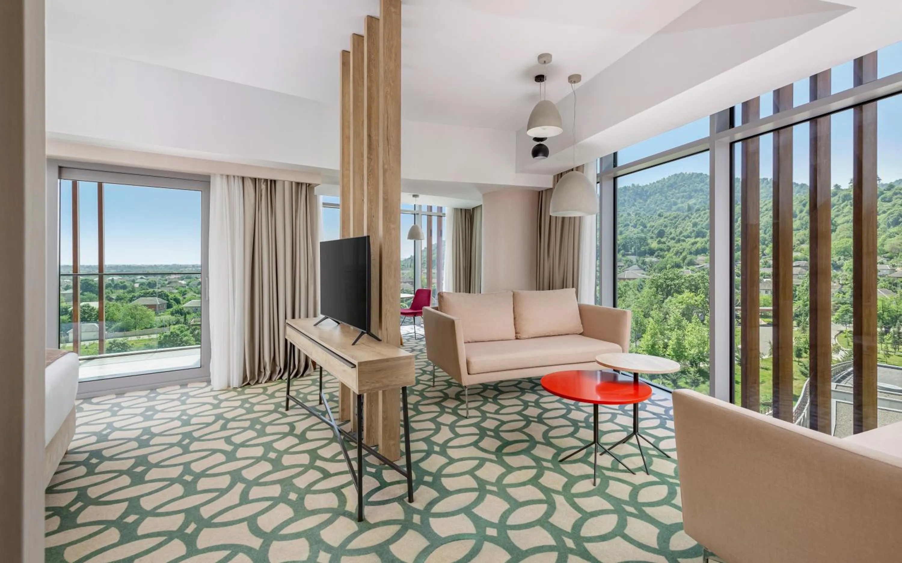 Seating area in Lankaran Springs Wellness Resort