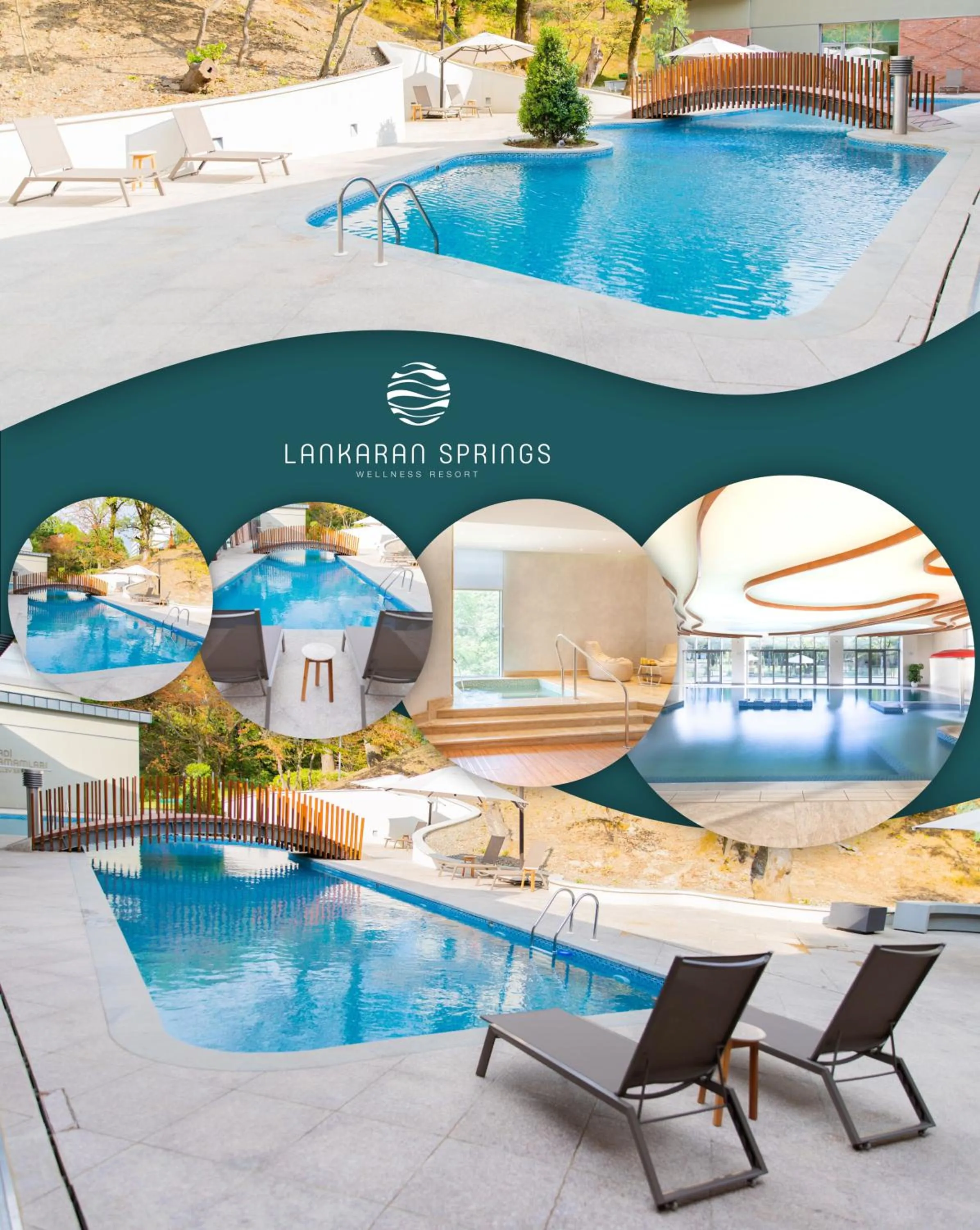 Swimming pool in Lankaran Springs Wellness Resort