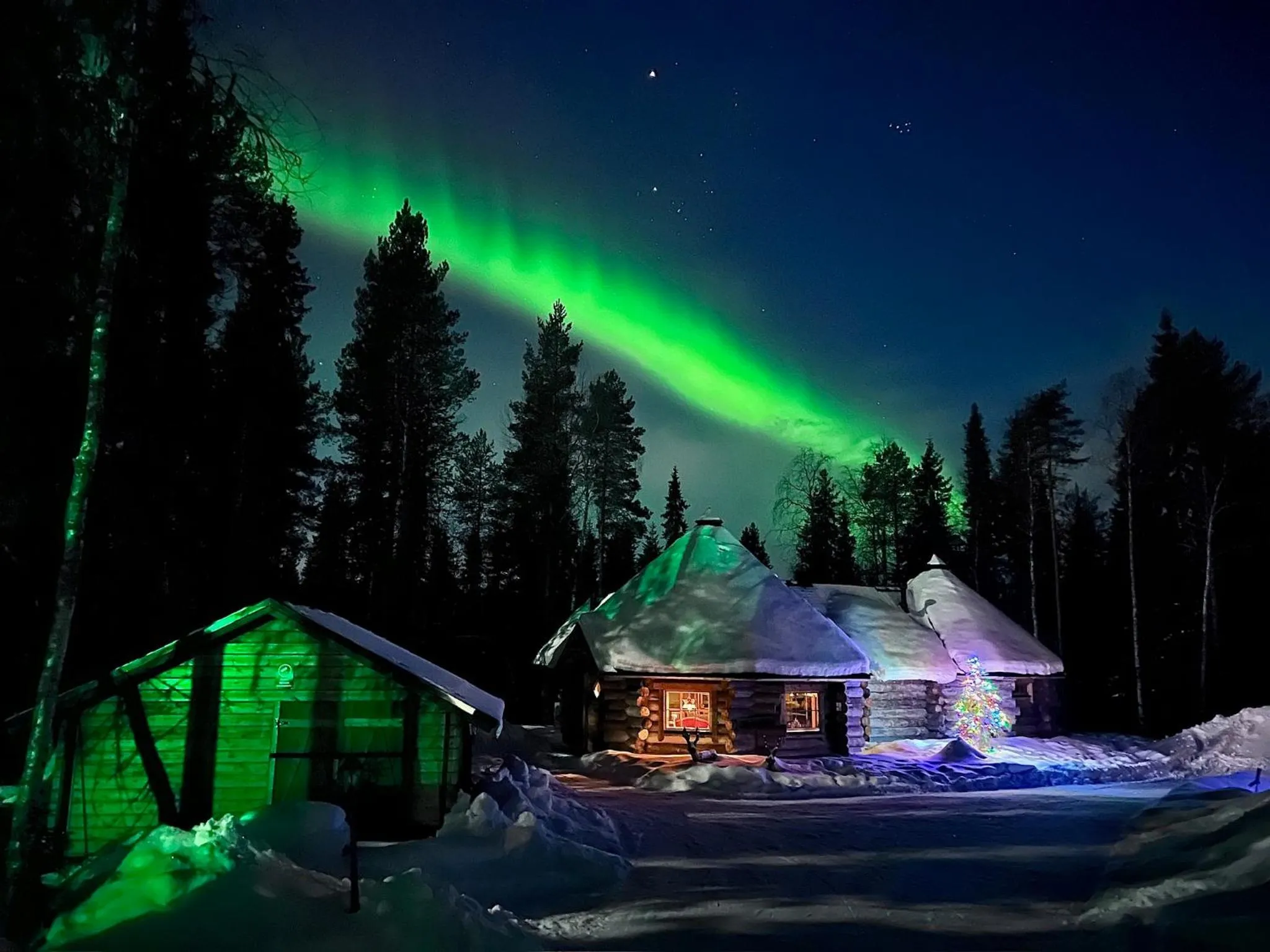 Inner courtyard view in Villa Happy Fox