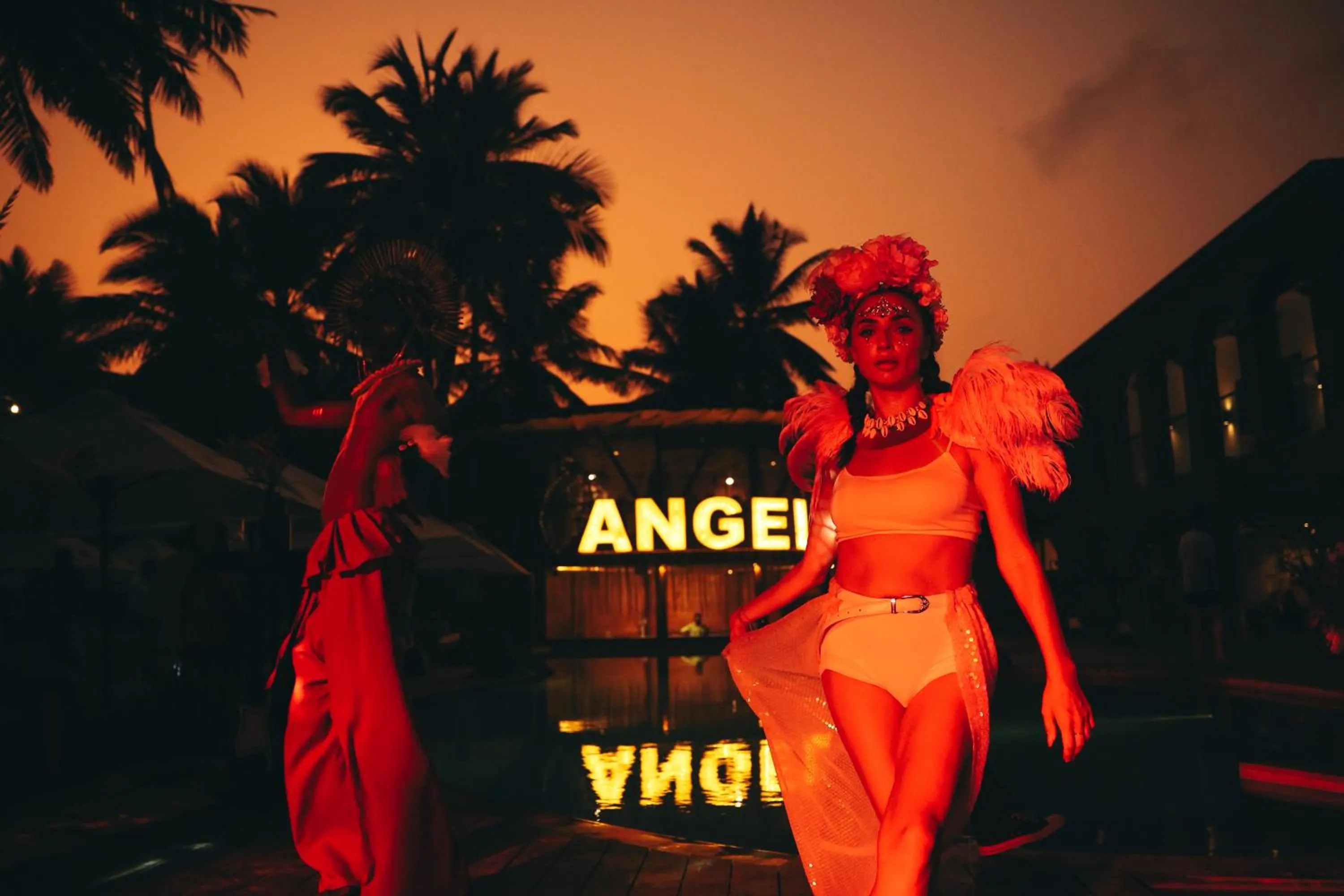 Night in Angel Beach Unawatuna