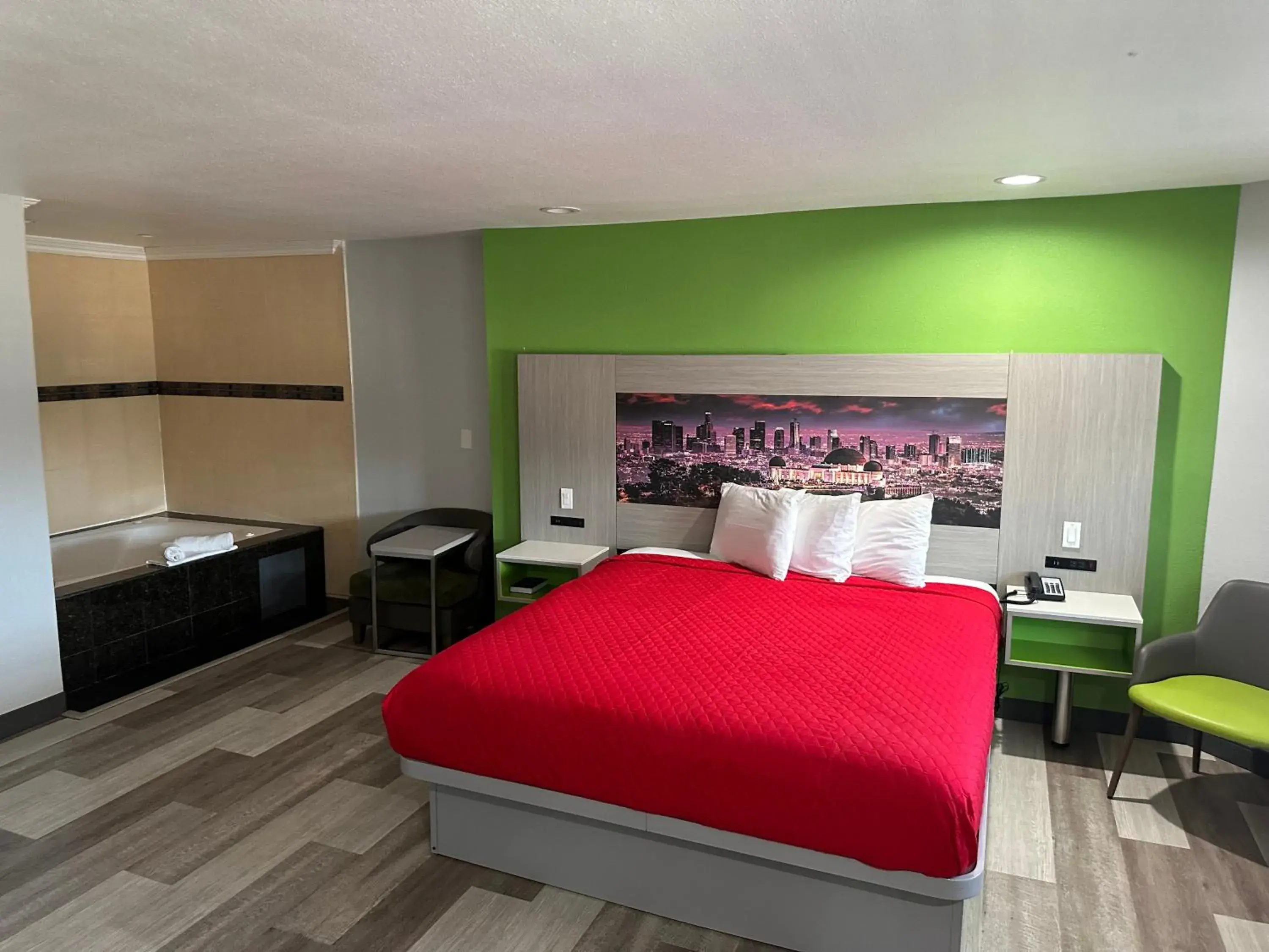 Bed in Garden Inn San Gabriel Bed in Garden Inn San Gabriel