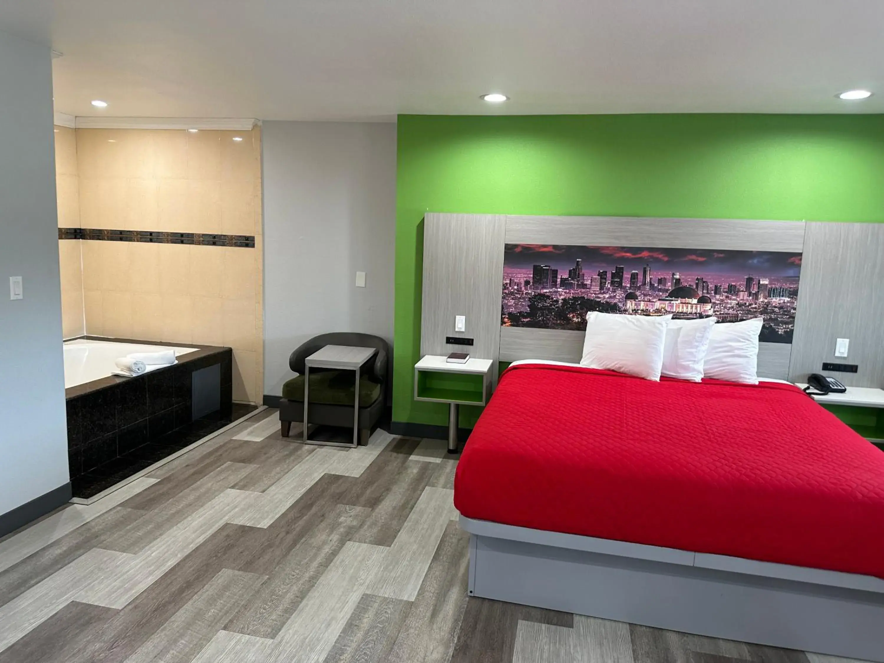 Bed in Garden Inn San Gabriel Bed in Garden Inn San Gabriel