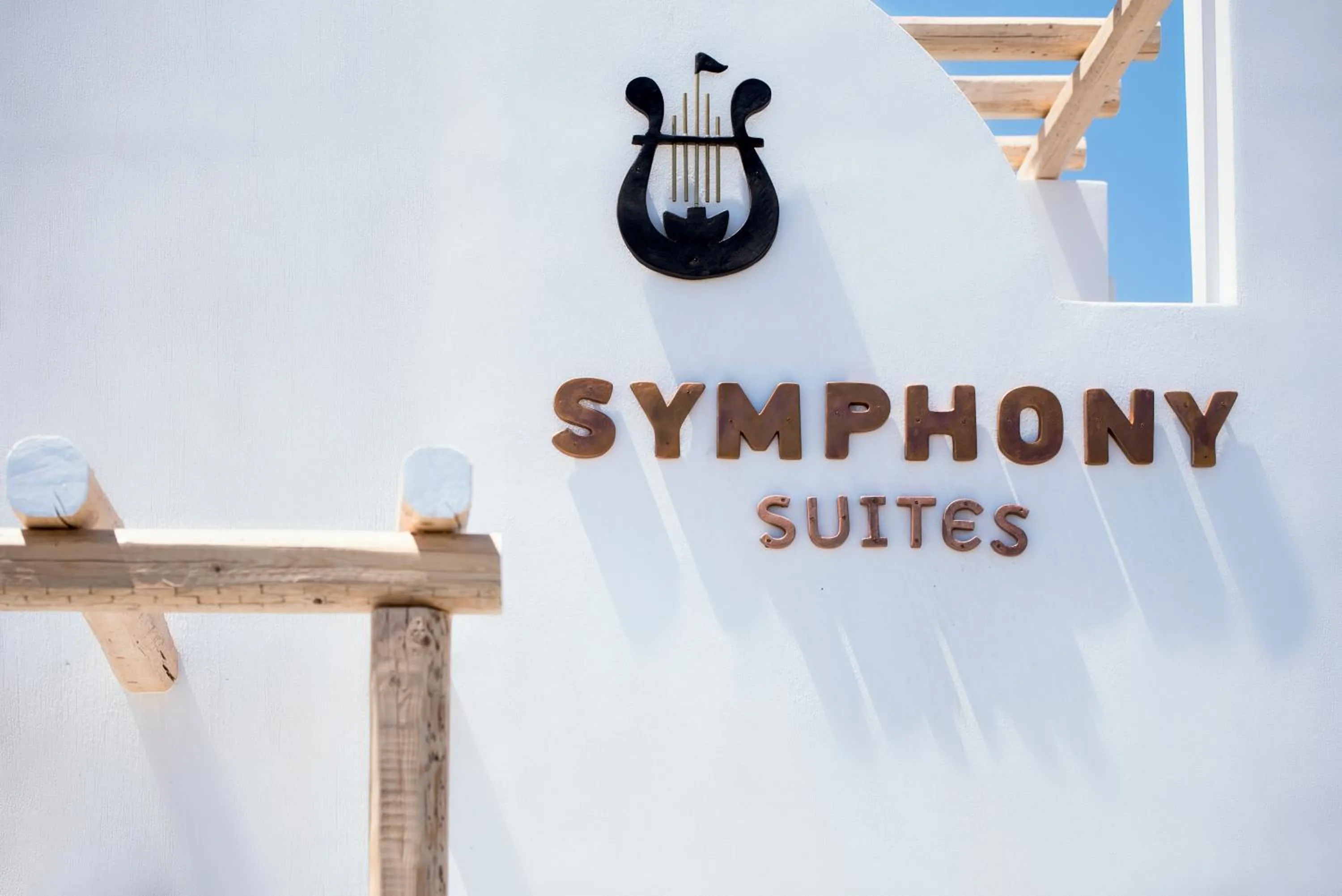 Property logo or sign in Symphony Suites Santorini