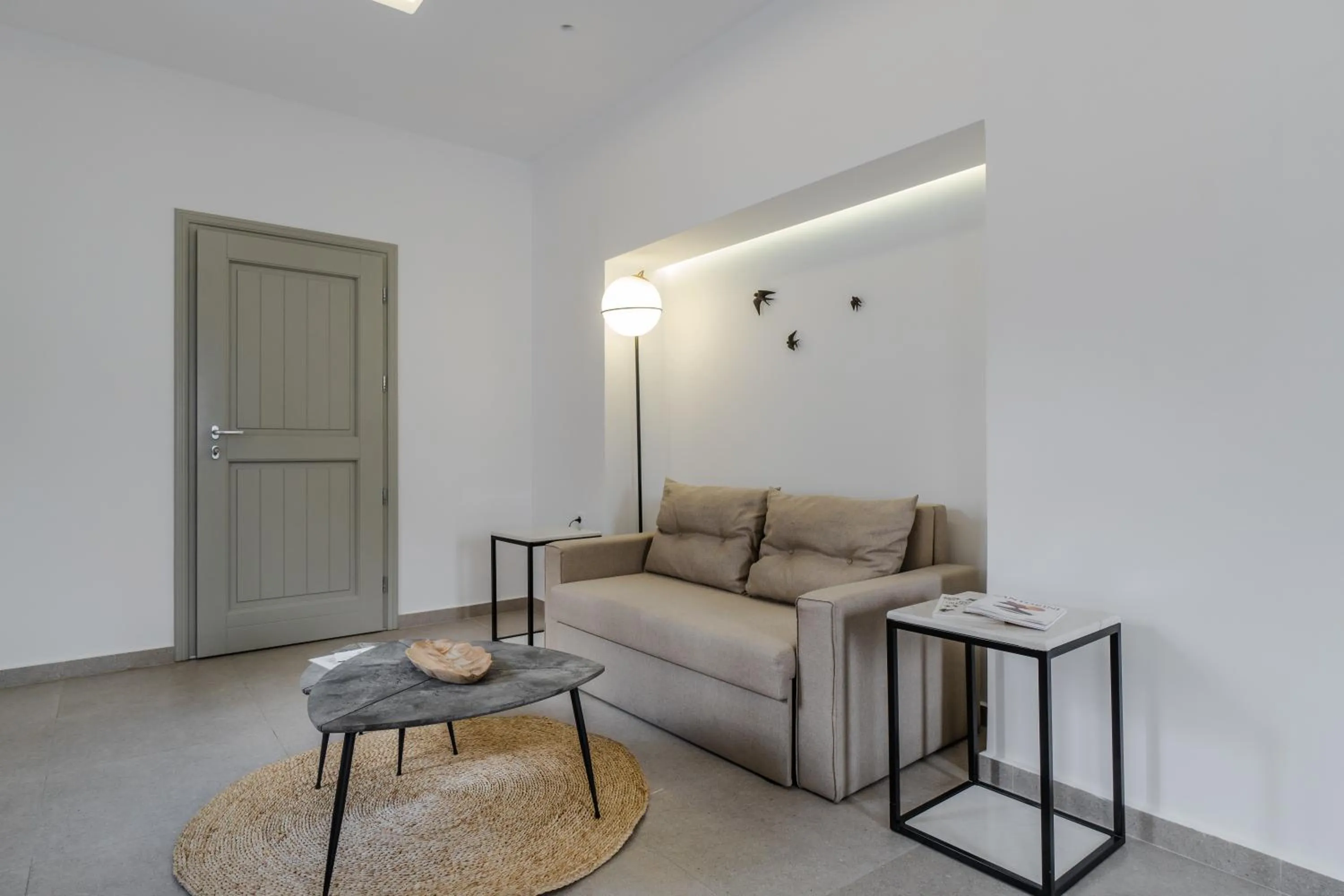 Living room in Symphony Suites Santorini