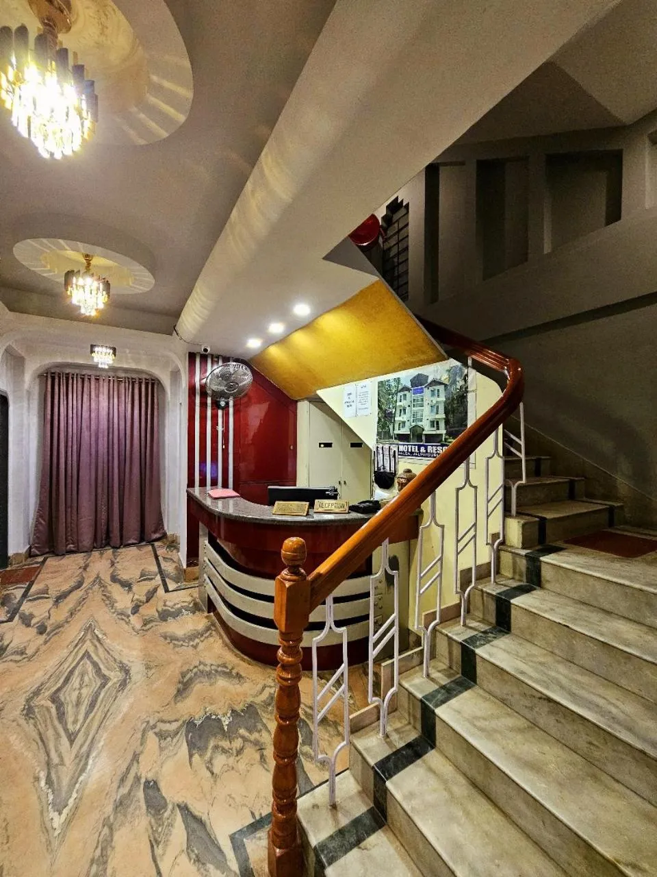 Lobby or reception in Hotel Vishal