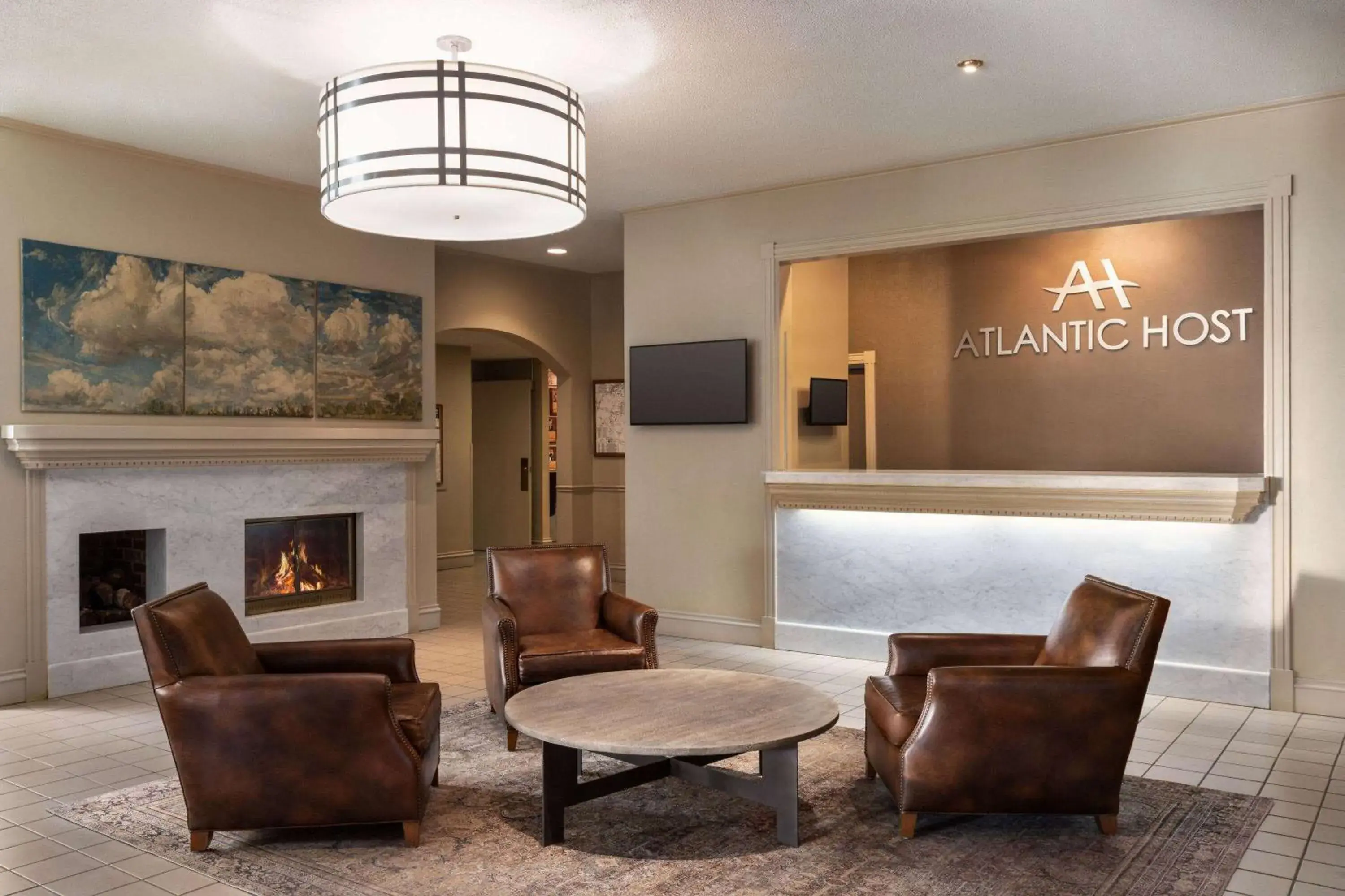 Lobby or reception in Atlantic Host Hotel, Trademark Collection by Wyndham Lobby or reception in Atlantic Host Hotel, Trademark Collection by Wyndham