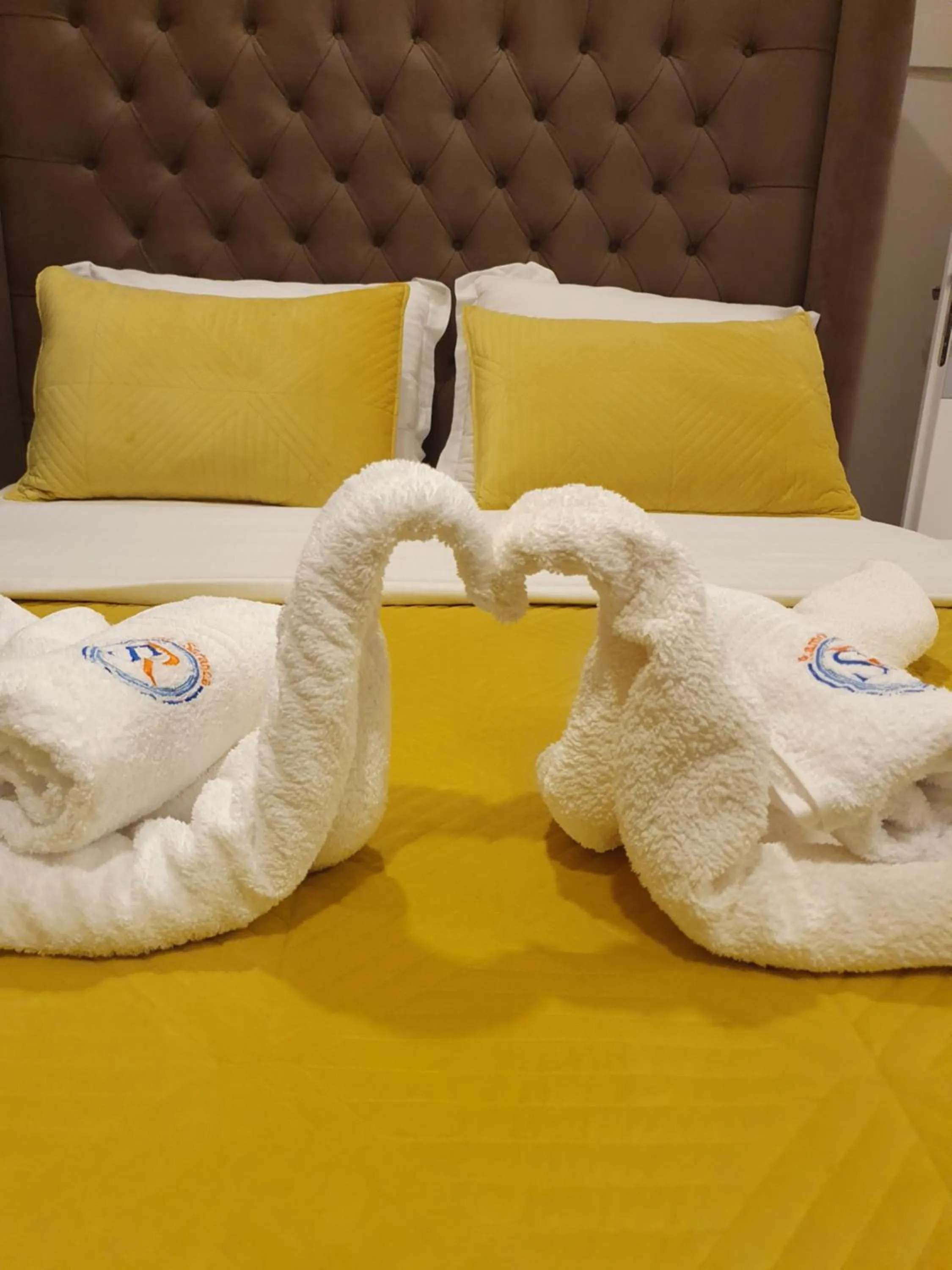 Bed in Hotel Ramo Saranda