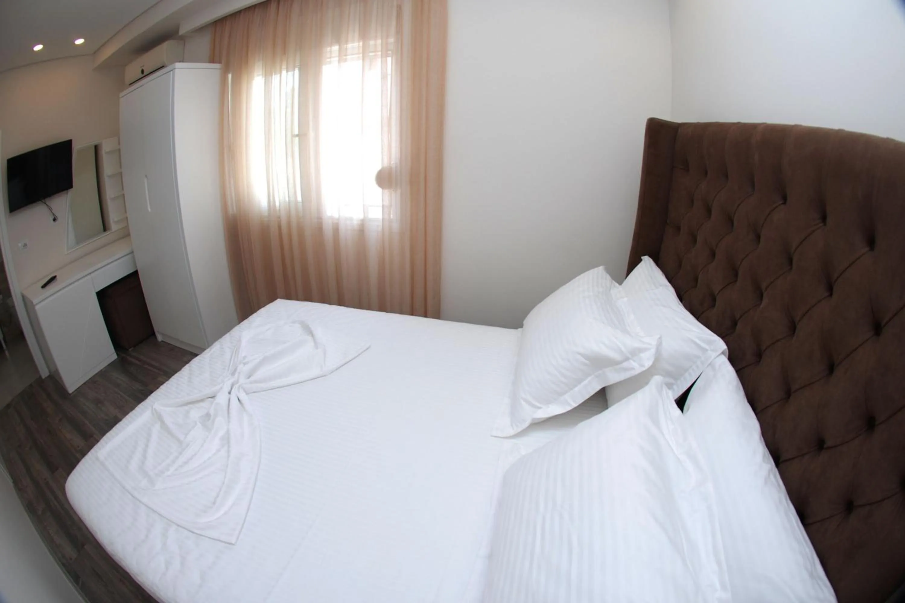 Bed in Hotel Ramo Saranda