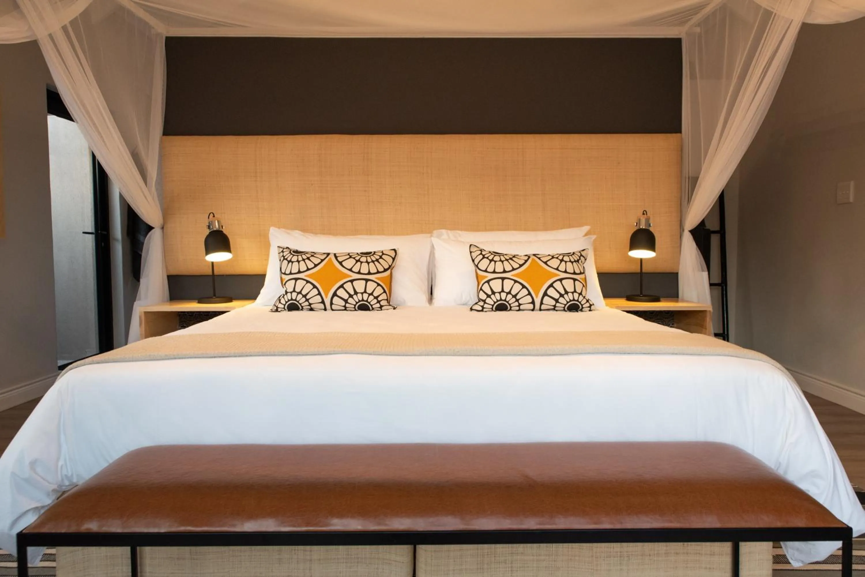 Bed in Moya Safari Villa