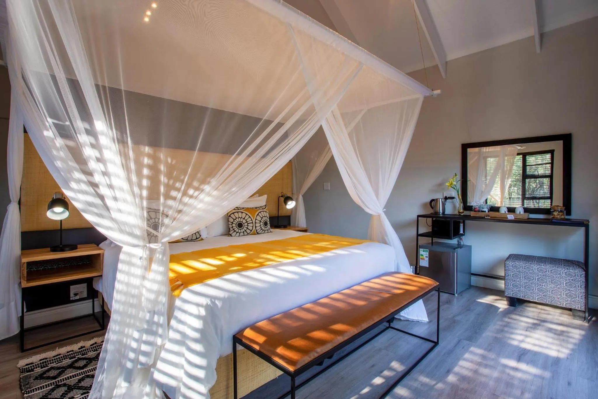 Bed in Moya Safari Villa