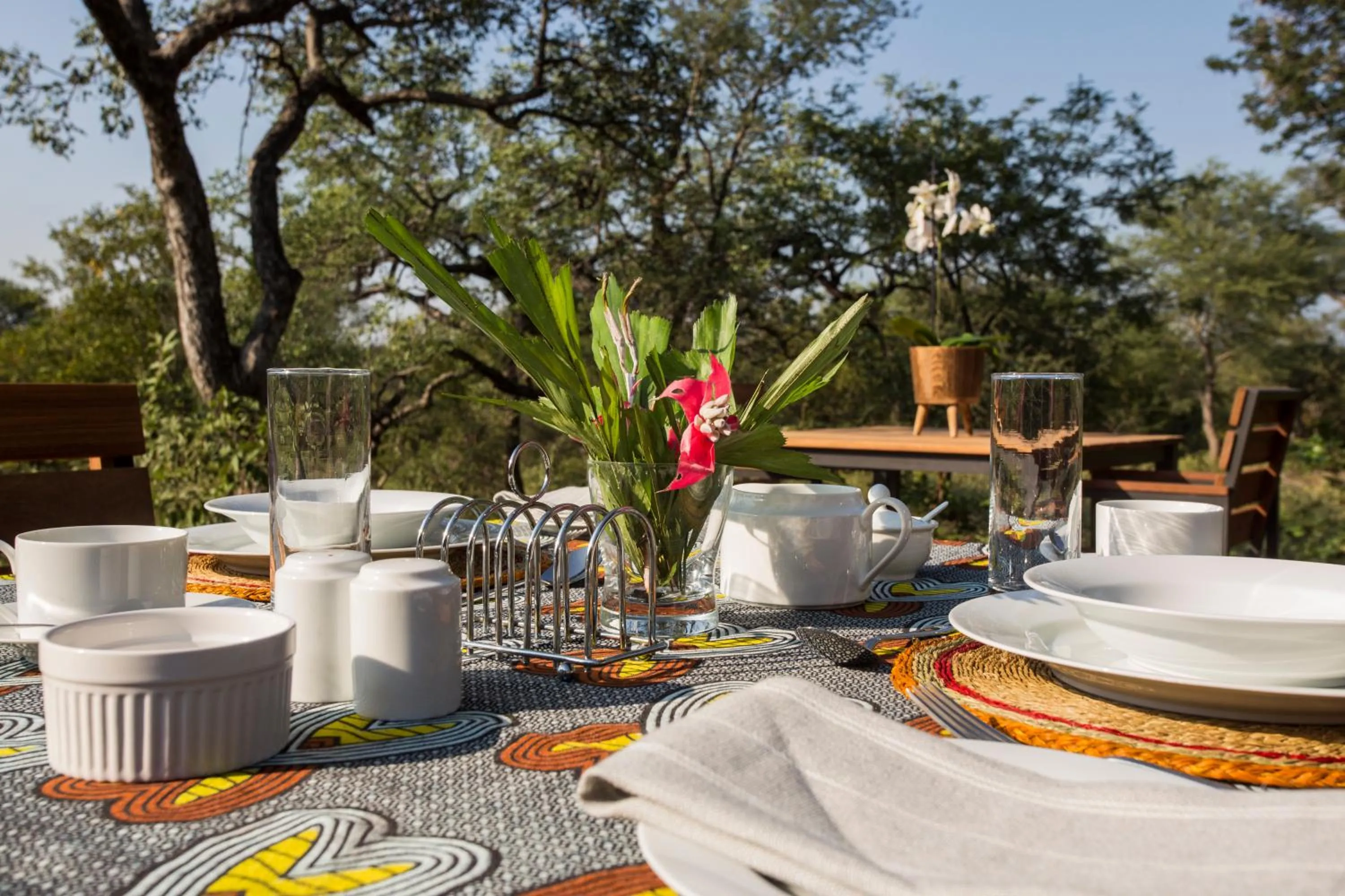 Food and drinks in Moya Safari Villa