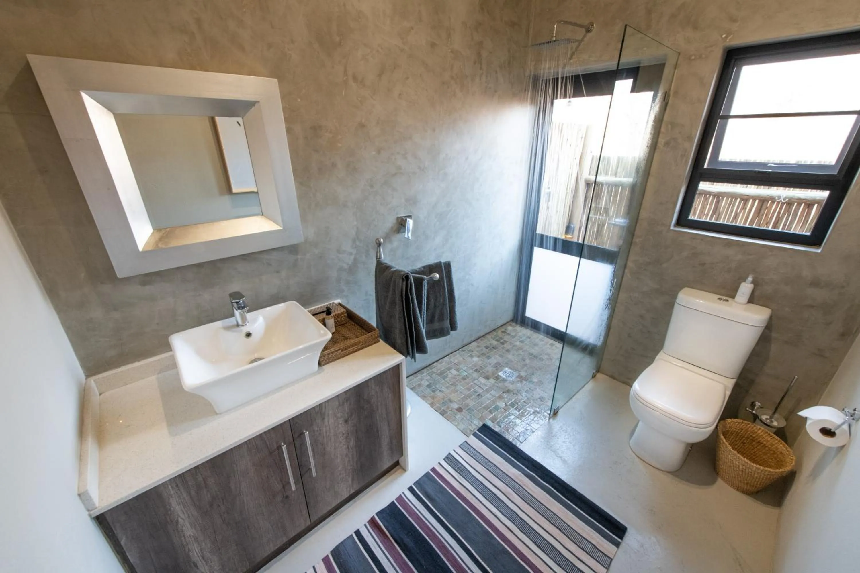 Shower in Moya Safari Villa