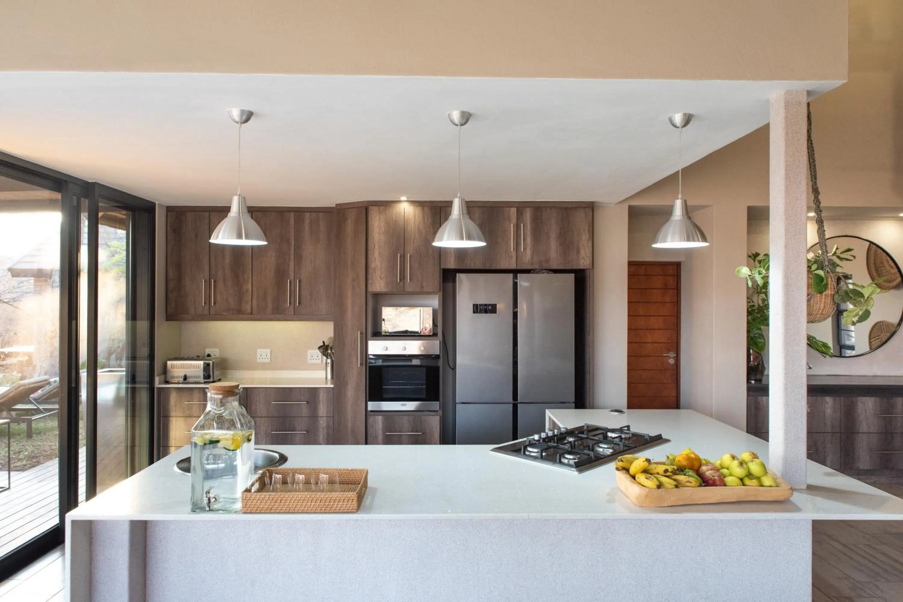 Kitchen or kitchenette in Moya Safari Villa