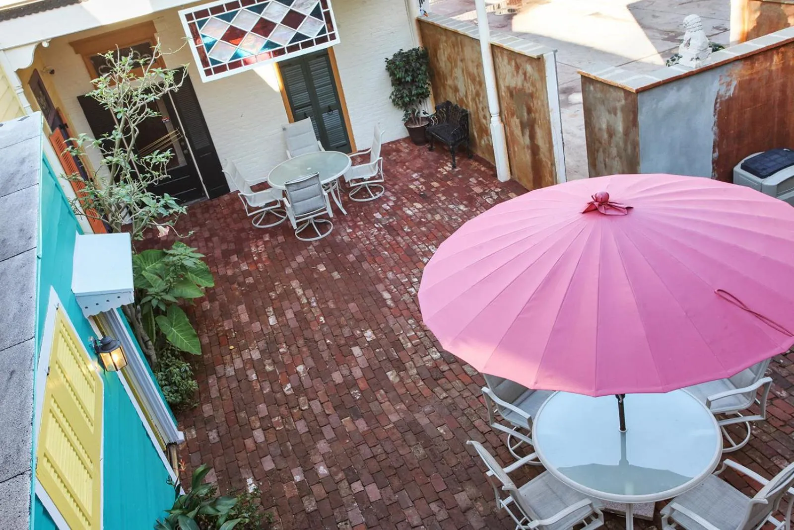 Patio in New Orleans Guest House