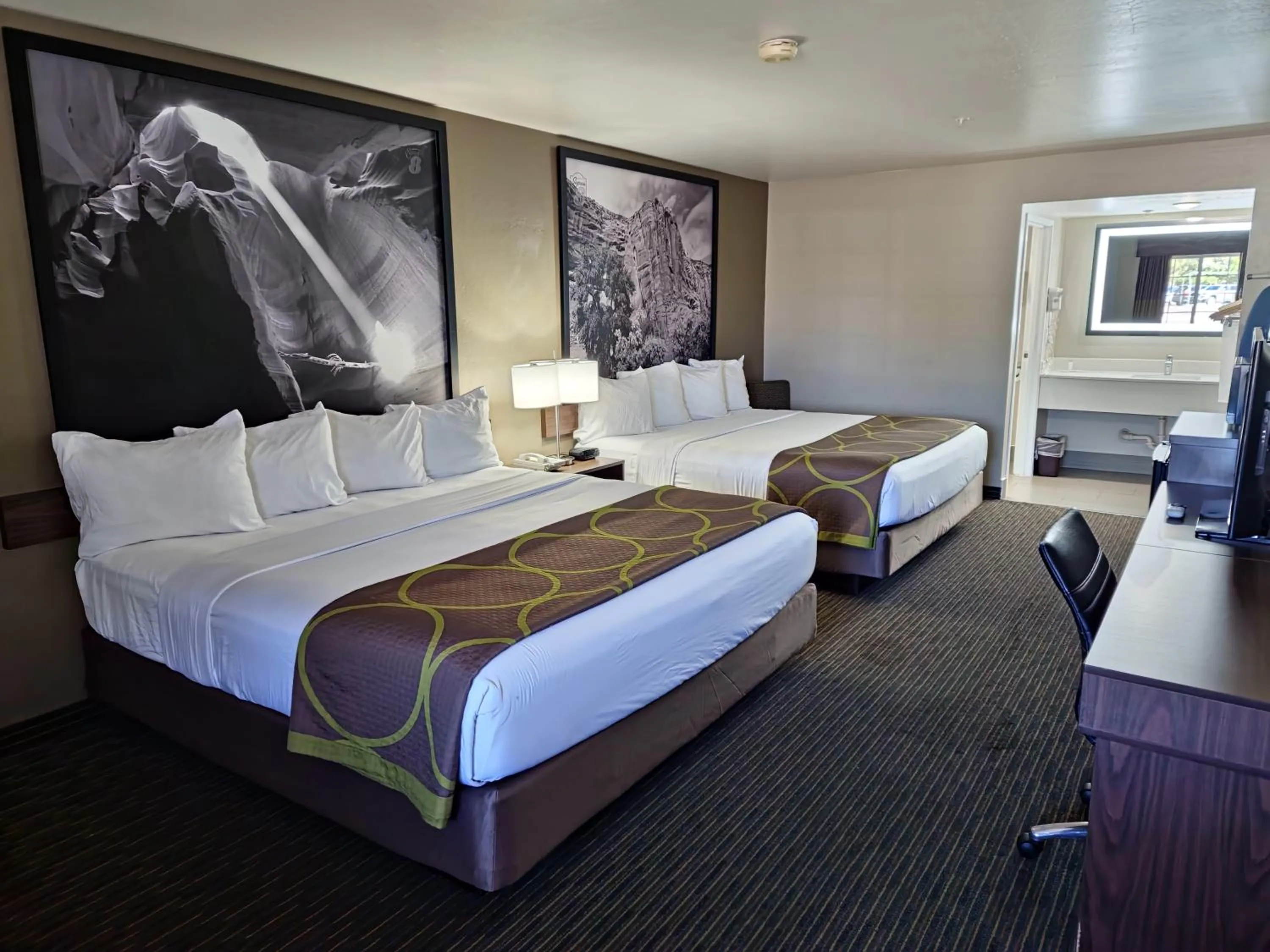 Bed in Super 8 by Wyndham Wickenburg AZ