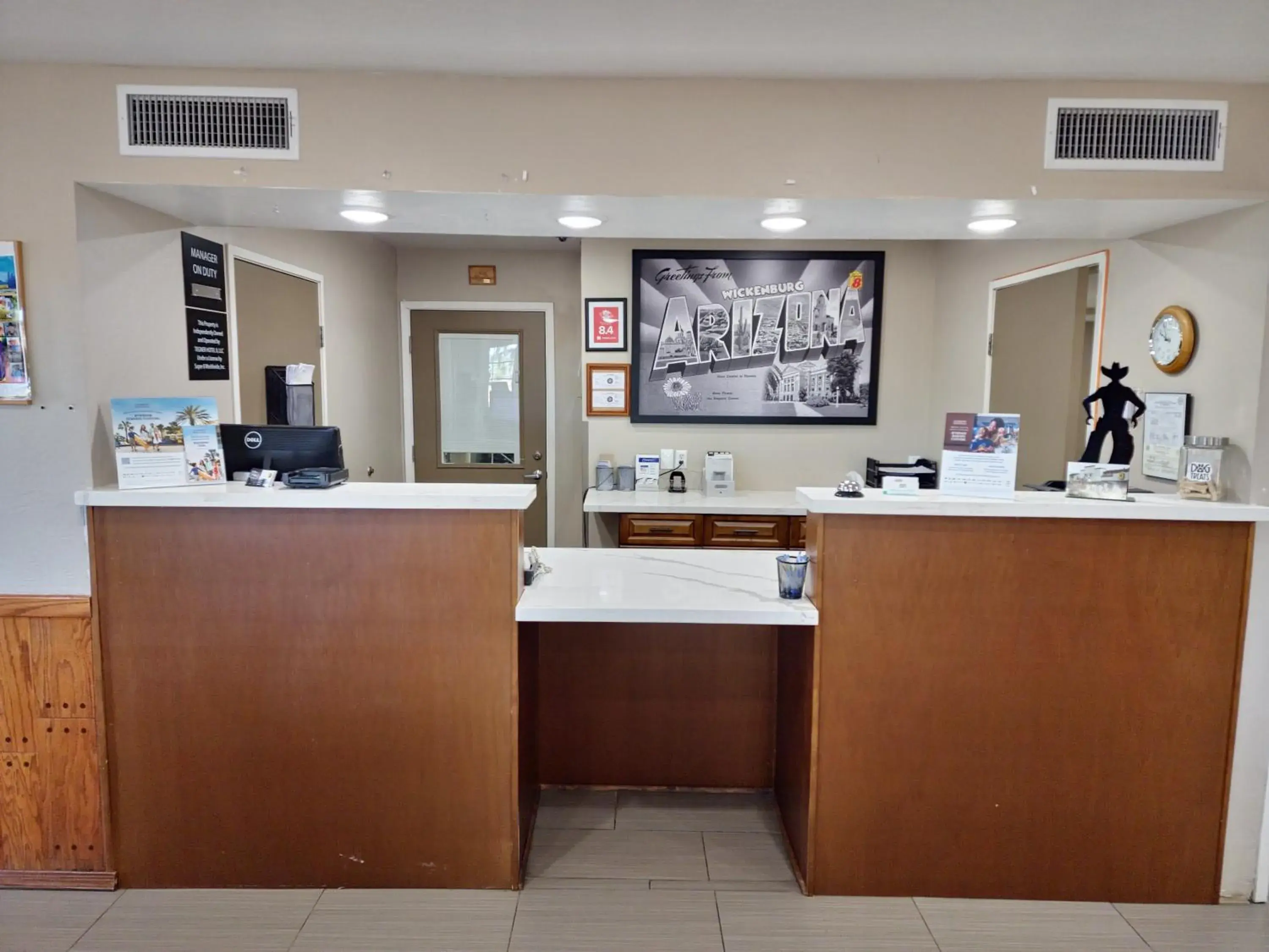 Lobby or reception in Super 8 by Wyndham Wickenburg AZ Lobby or reception in Super 8 by Wyndham Wickenburg AZ