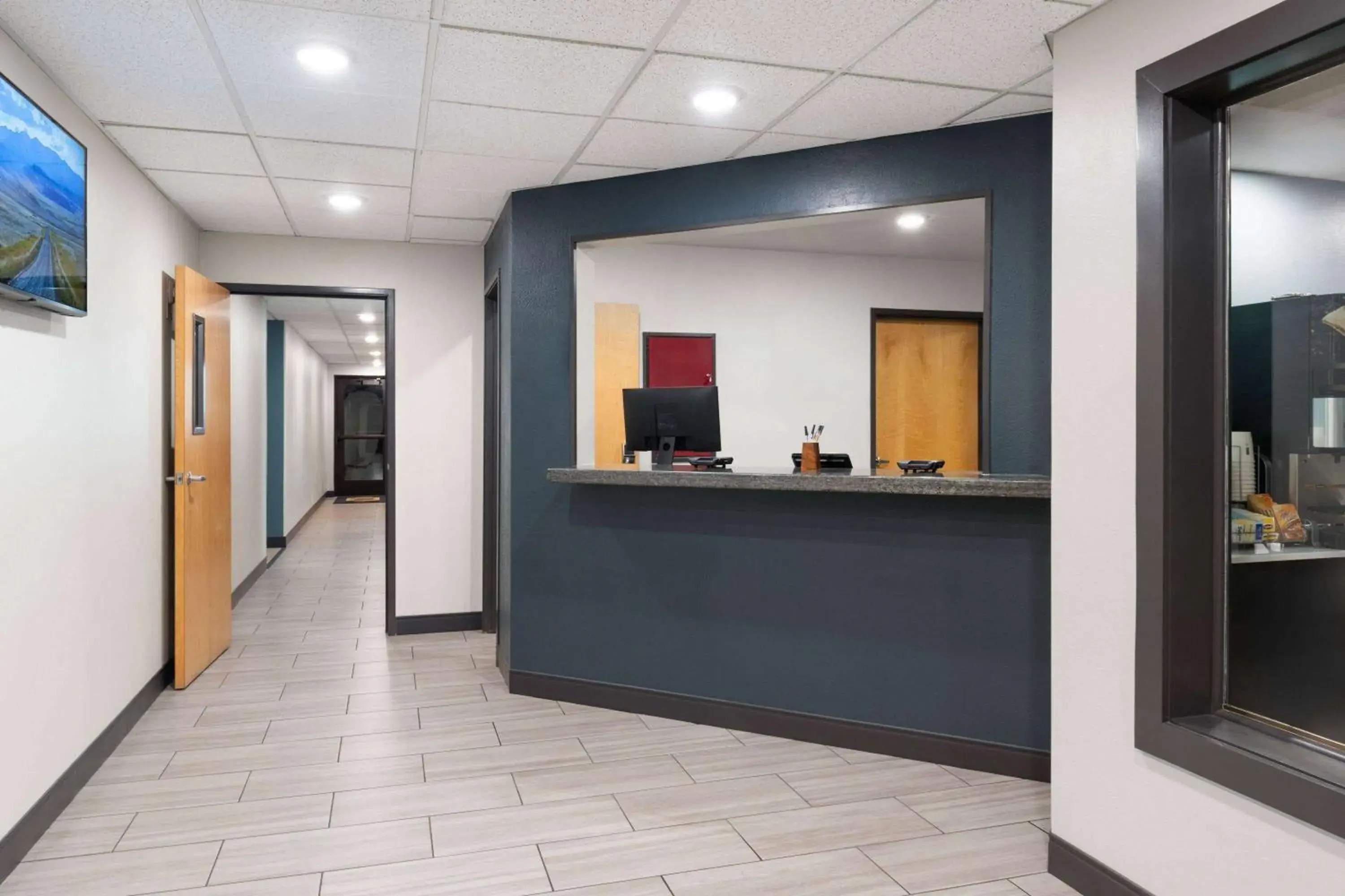 Lobby or reception in Super 8 by Wyndham Big Timber Lobby or reception in Super 8 by Wyndham Big Timber