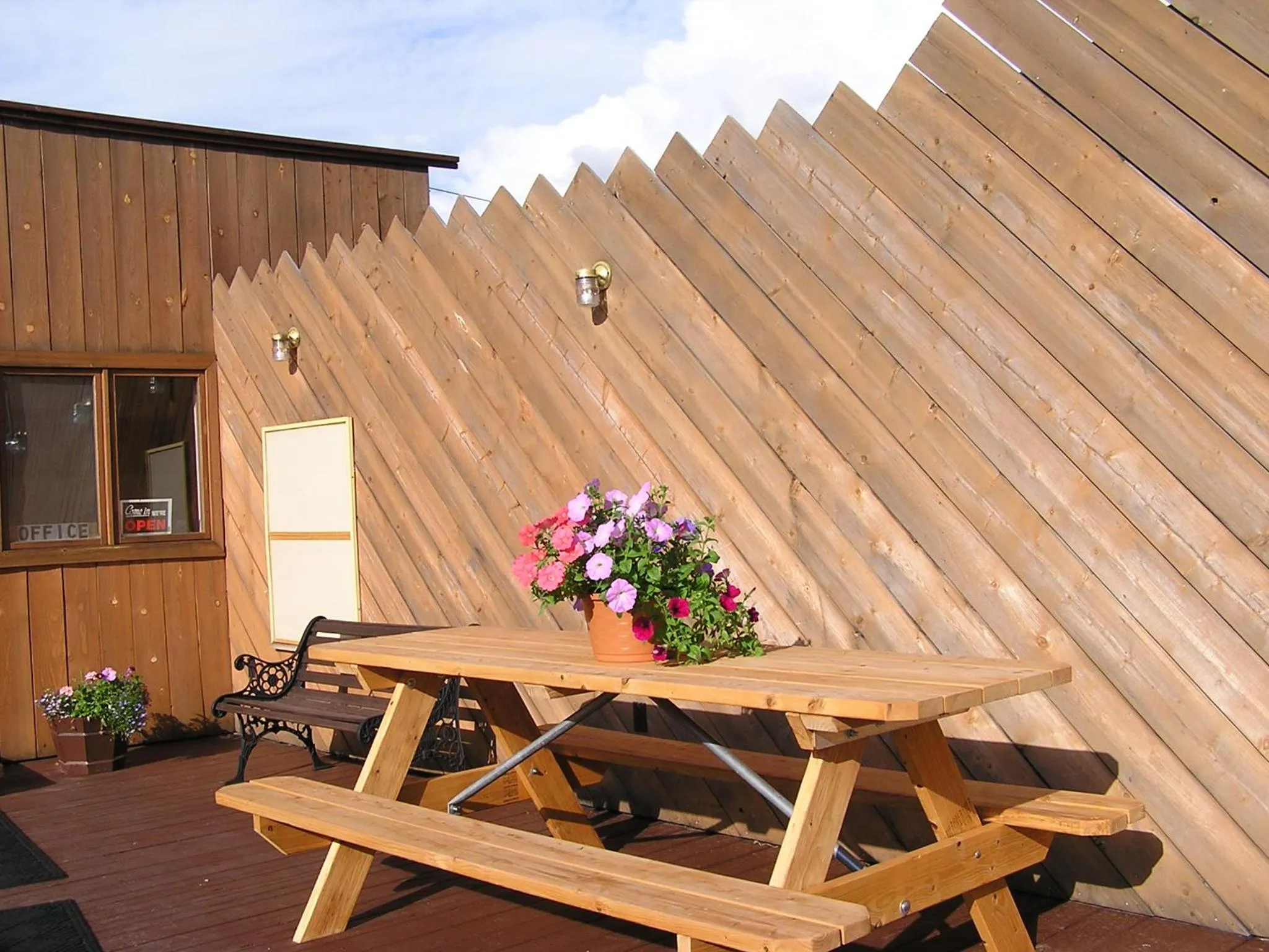 Patio in White Moose Lodge