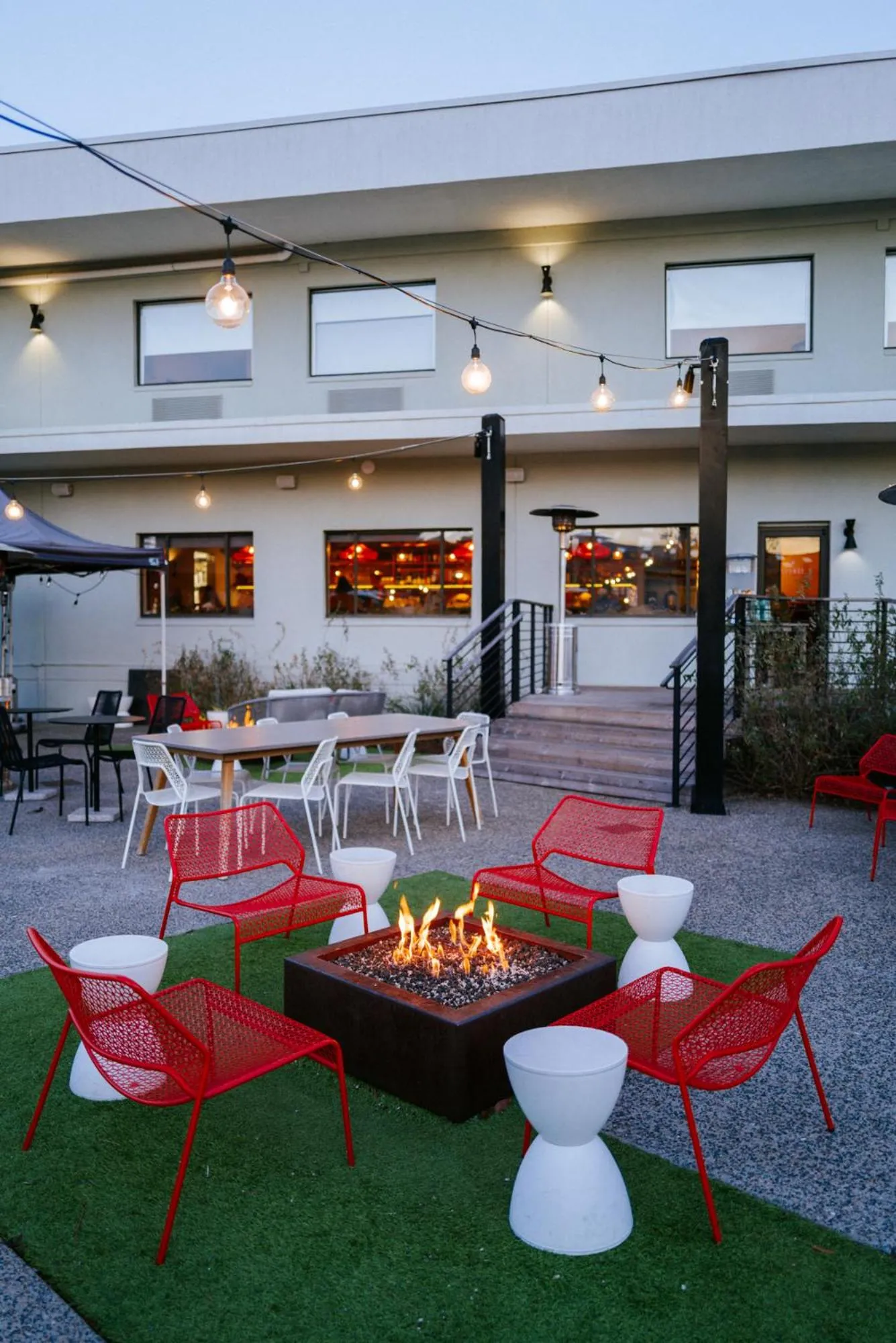 Patio in The Longleaf Hotel