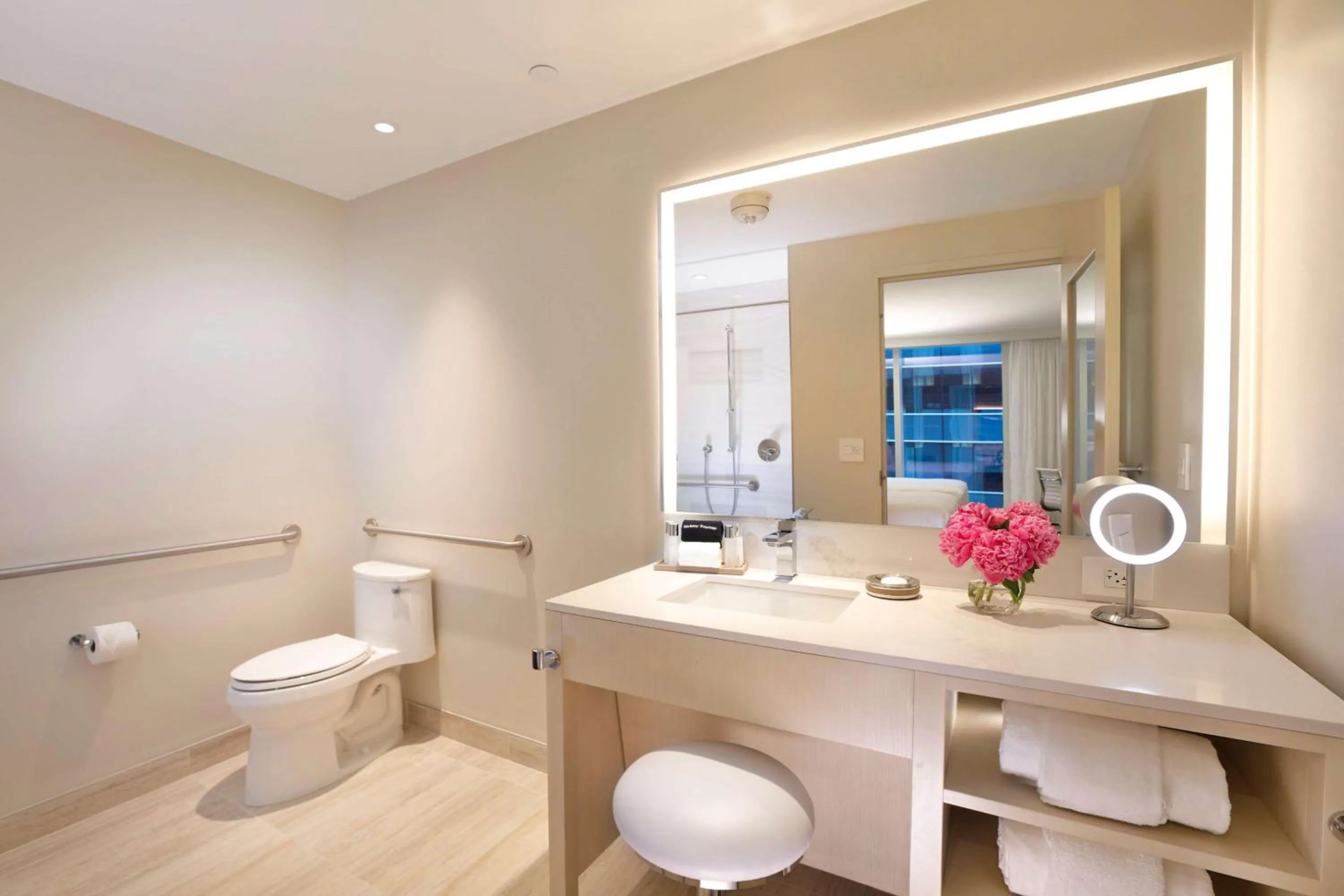 Bathroom in HALL Arts Hotel Dallas, Curio Collection by Hilton