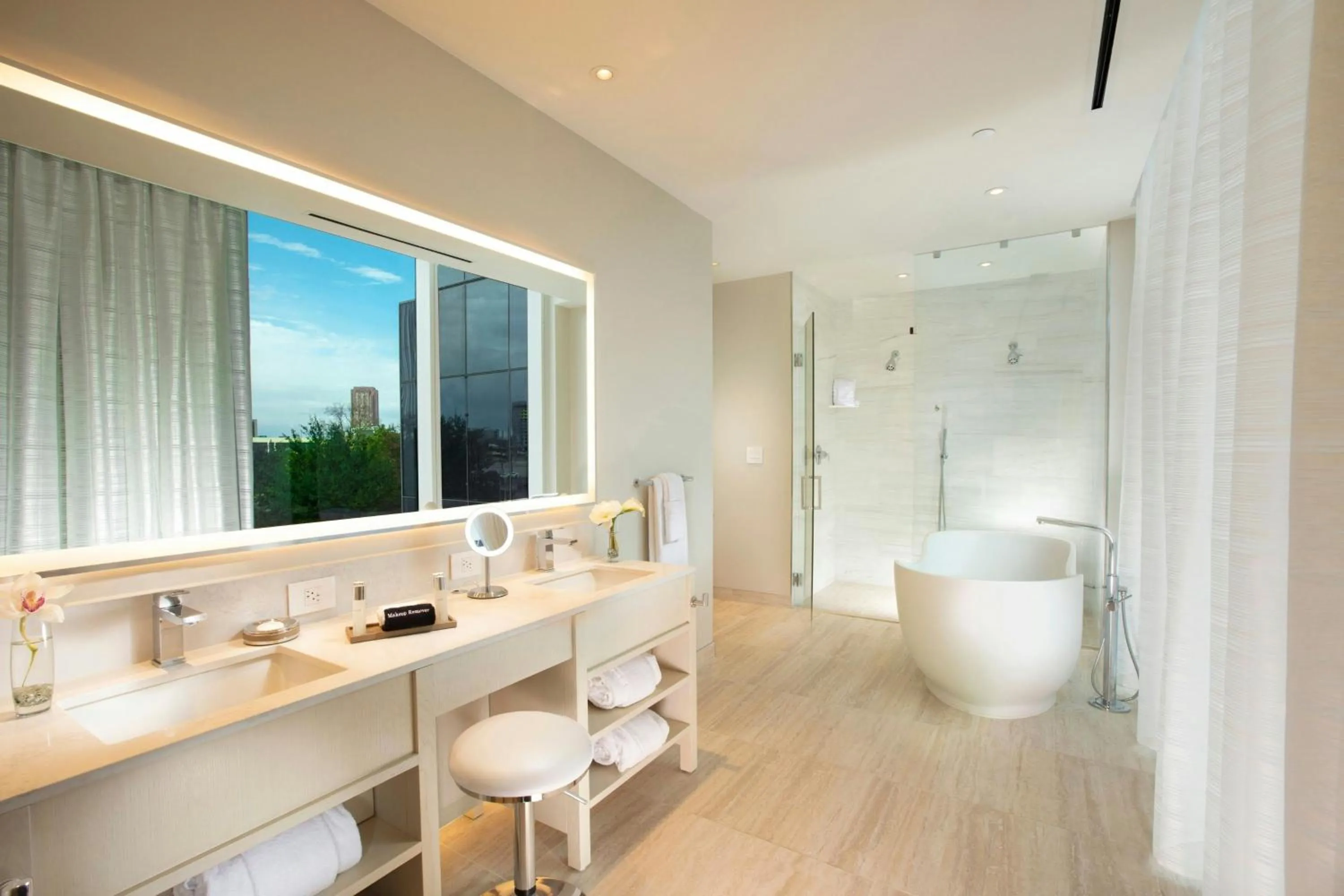 Bathroom in HALL Arts Hotel, Dallas, Autograph Collection