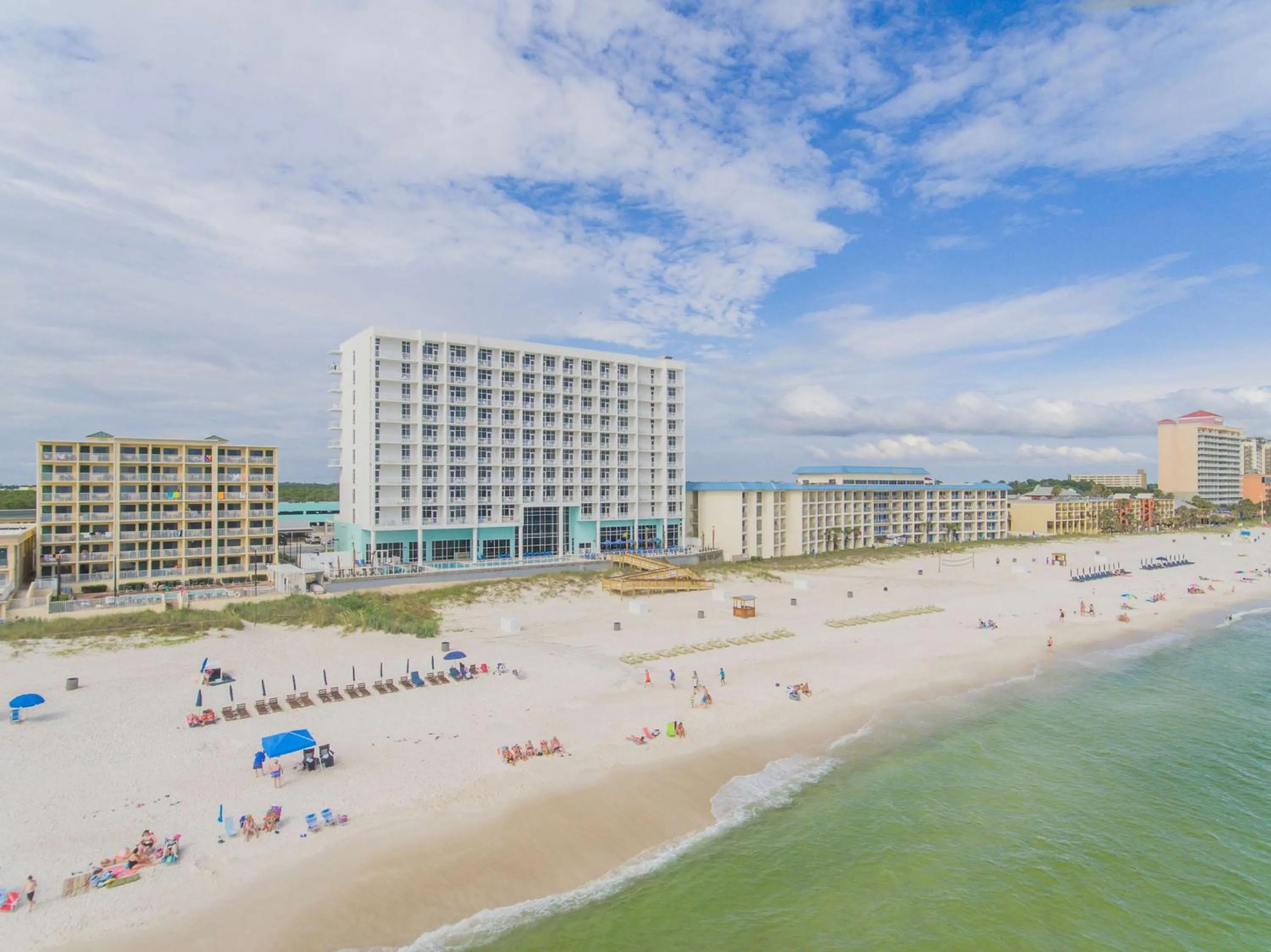 Property building in Hampton Inn & Suites Panama City Beach-Beachfront