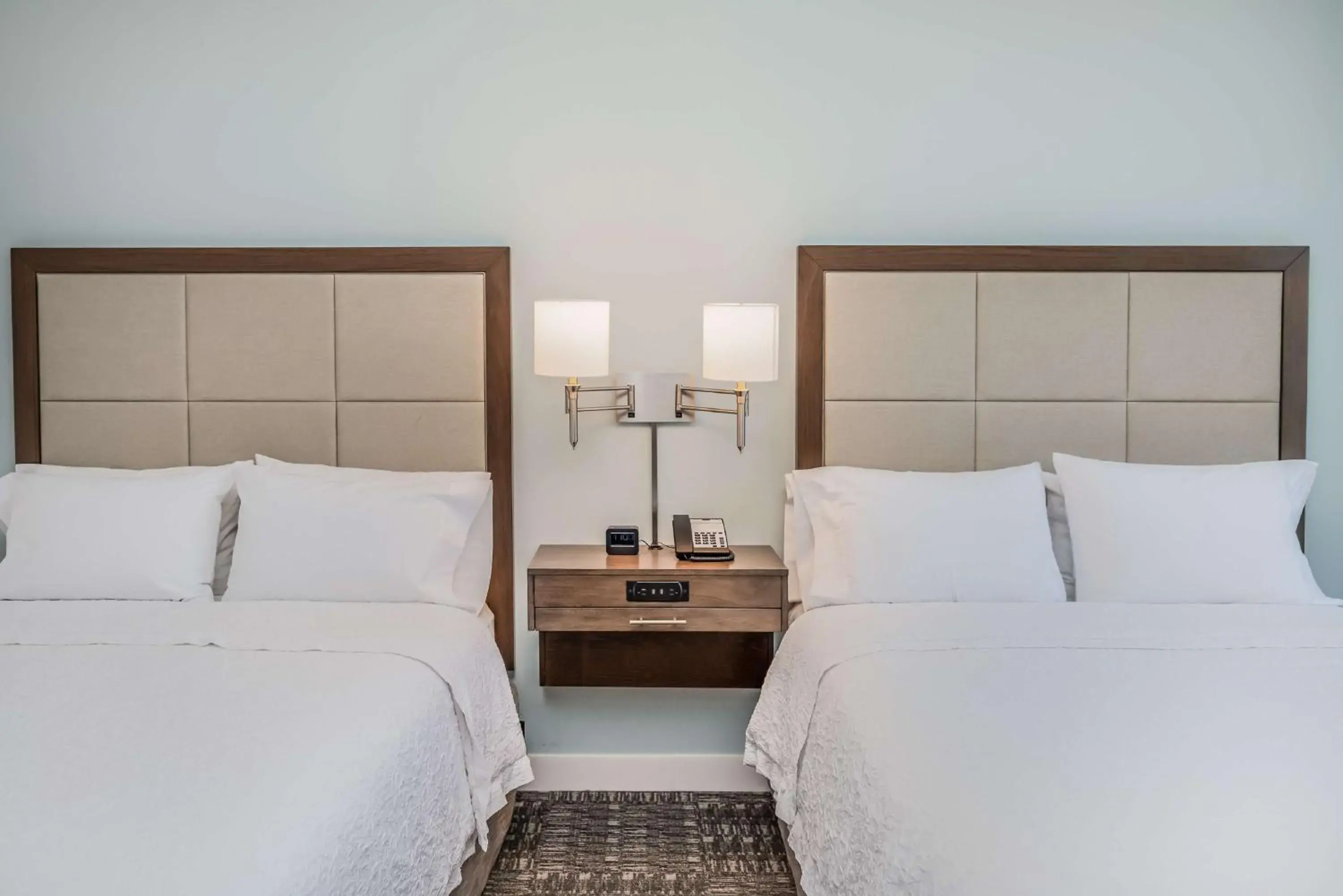 Bed in Hampton Inn & Suites Panama City Beach-Beachfront Bed in Hampton Inn & Suites Panama City Beach-Beachfront