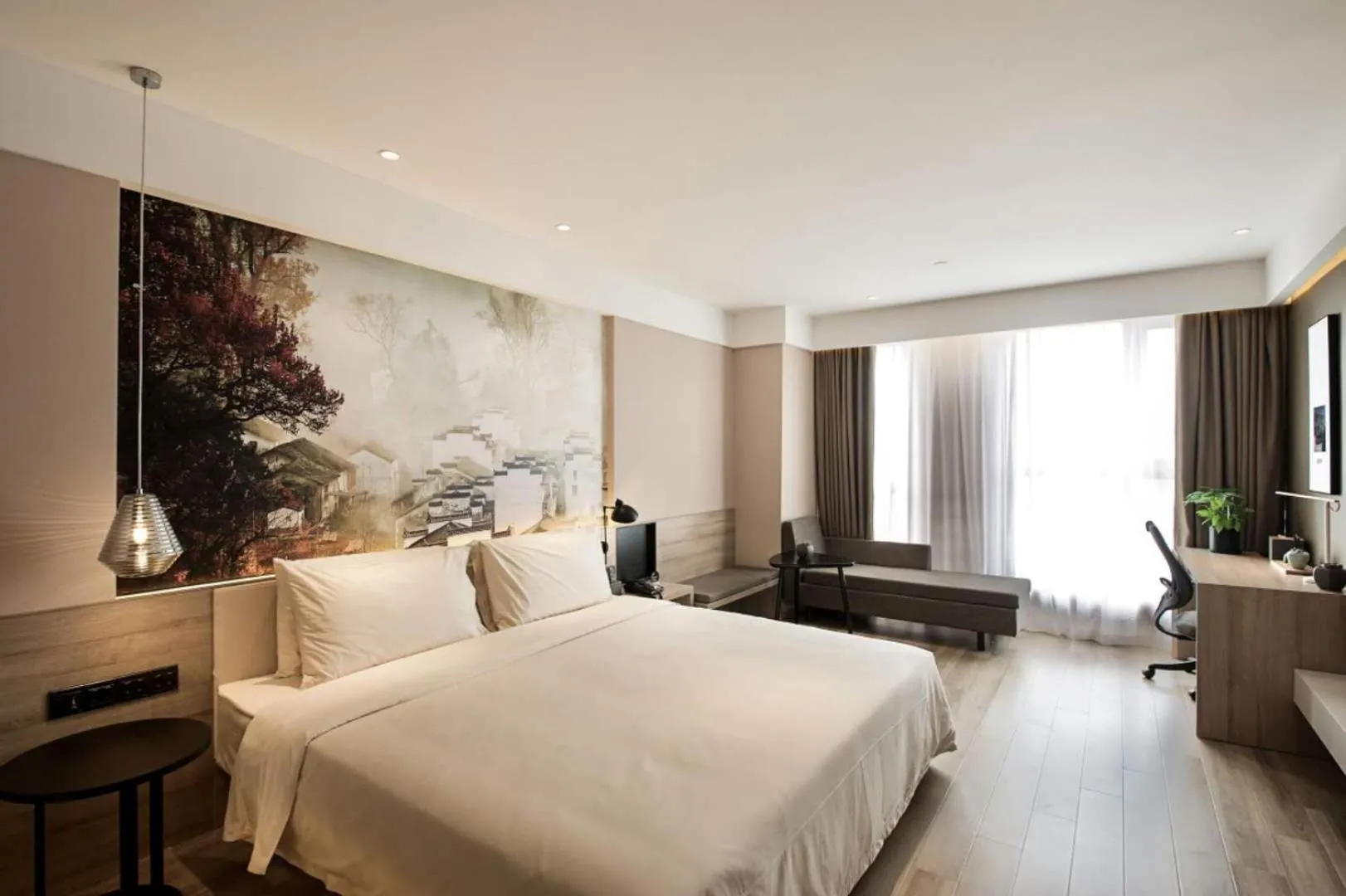 Bed in Atour Hotel Phoenix Avenue Shangrao