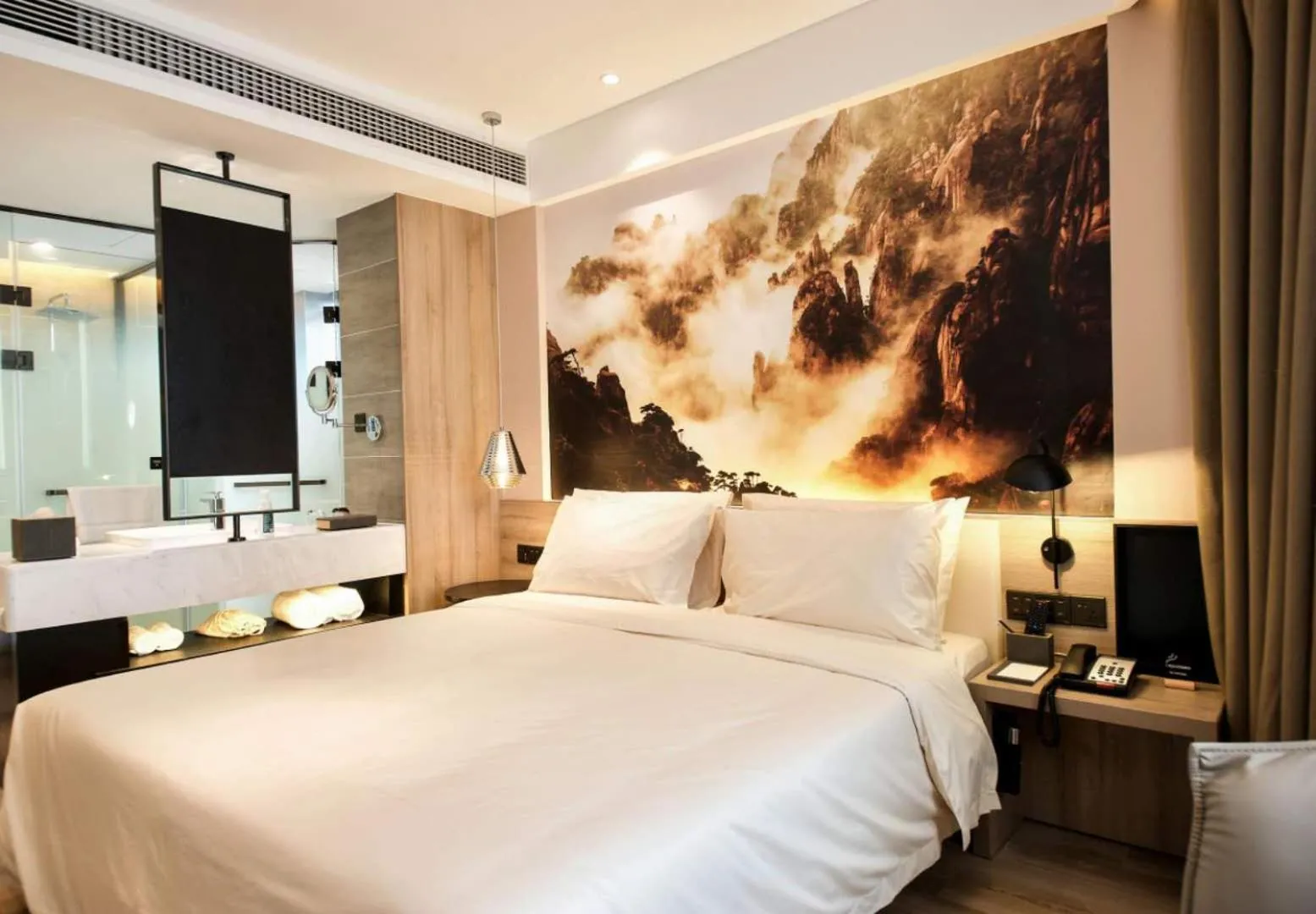 Bed in Atour Hotel Phoenix Avenue Shangrao