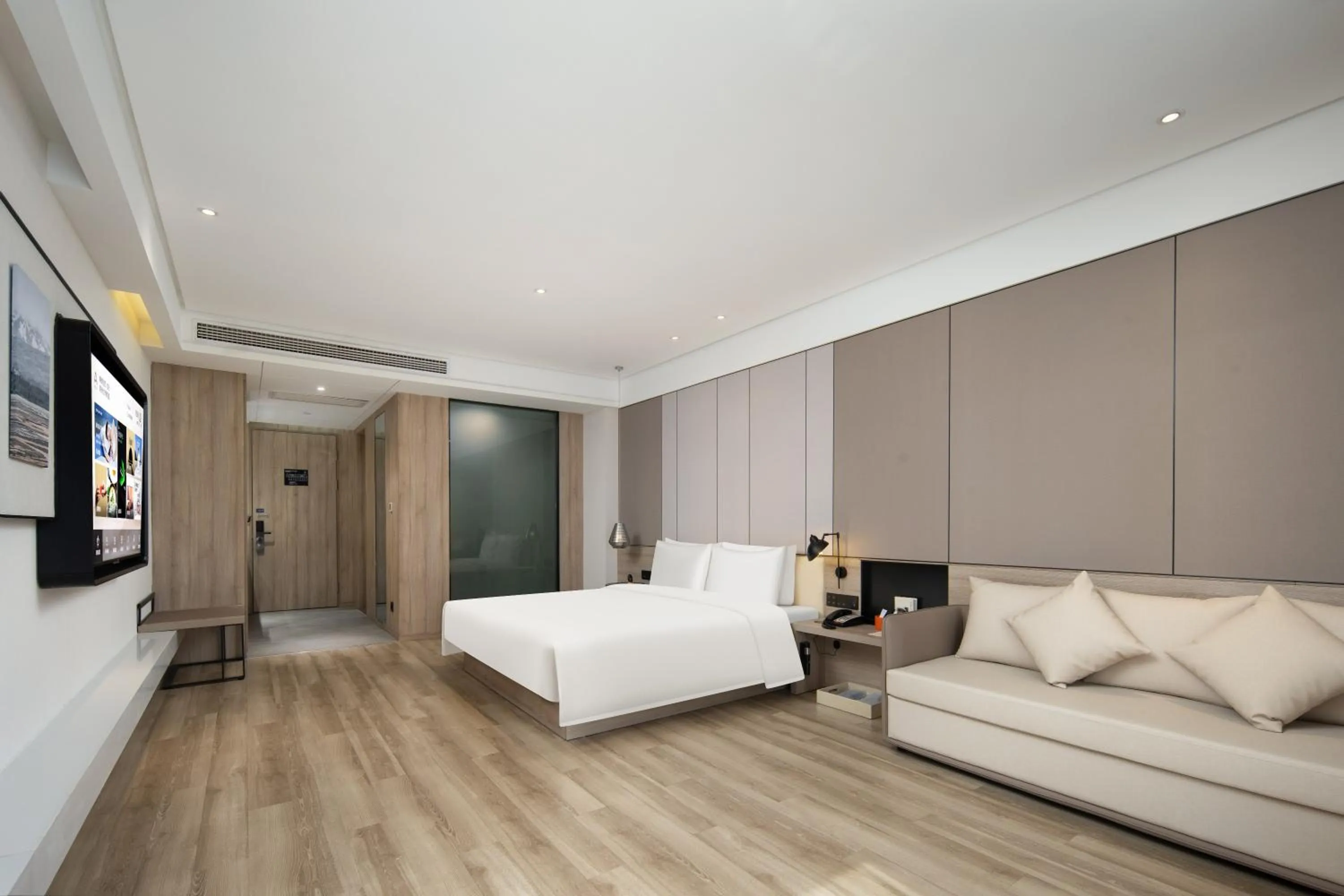 Bedroom, Bed in Atour Hotel Changzhou Dinosaur Park