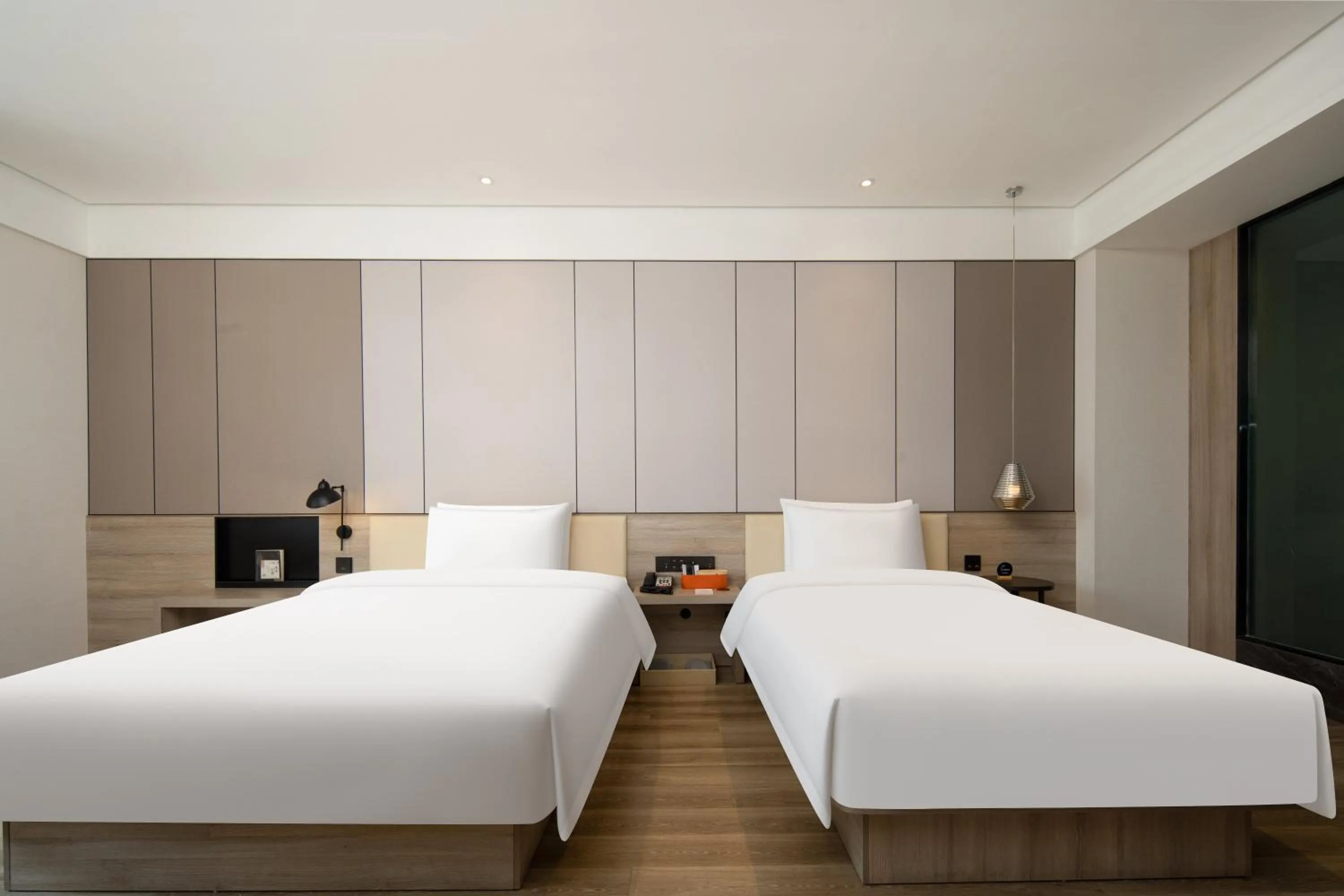 Photo of the whole room, Bed in Atour Hotel Changzhou Dinosaur Park