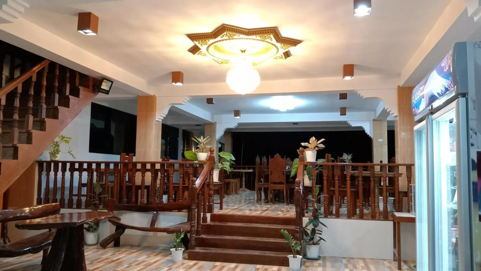 Seating area in D'MESA Seacretlodge and Restaurant