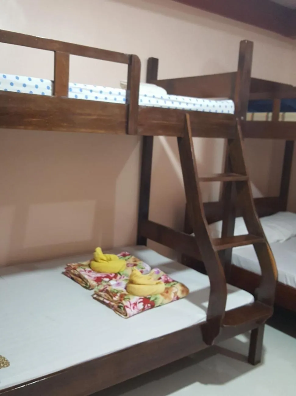 Bed in D'MESA Seacretlodge and Restaurant