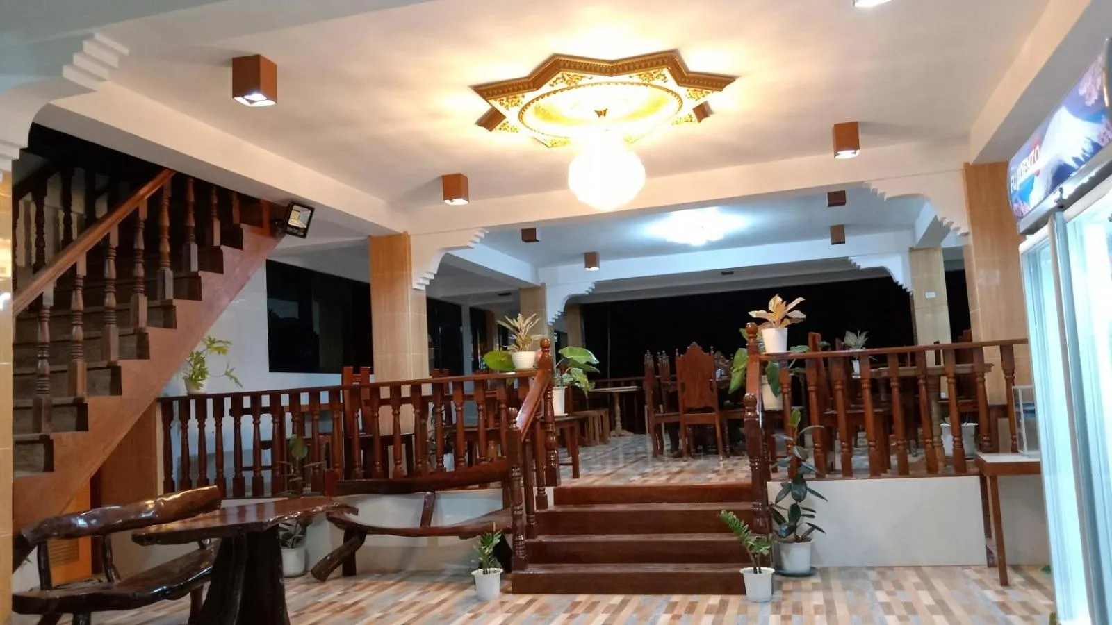 Seating area in D'MESA Seacretlodge and Restaurant