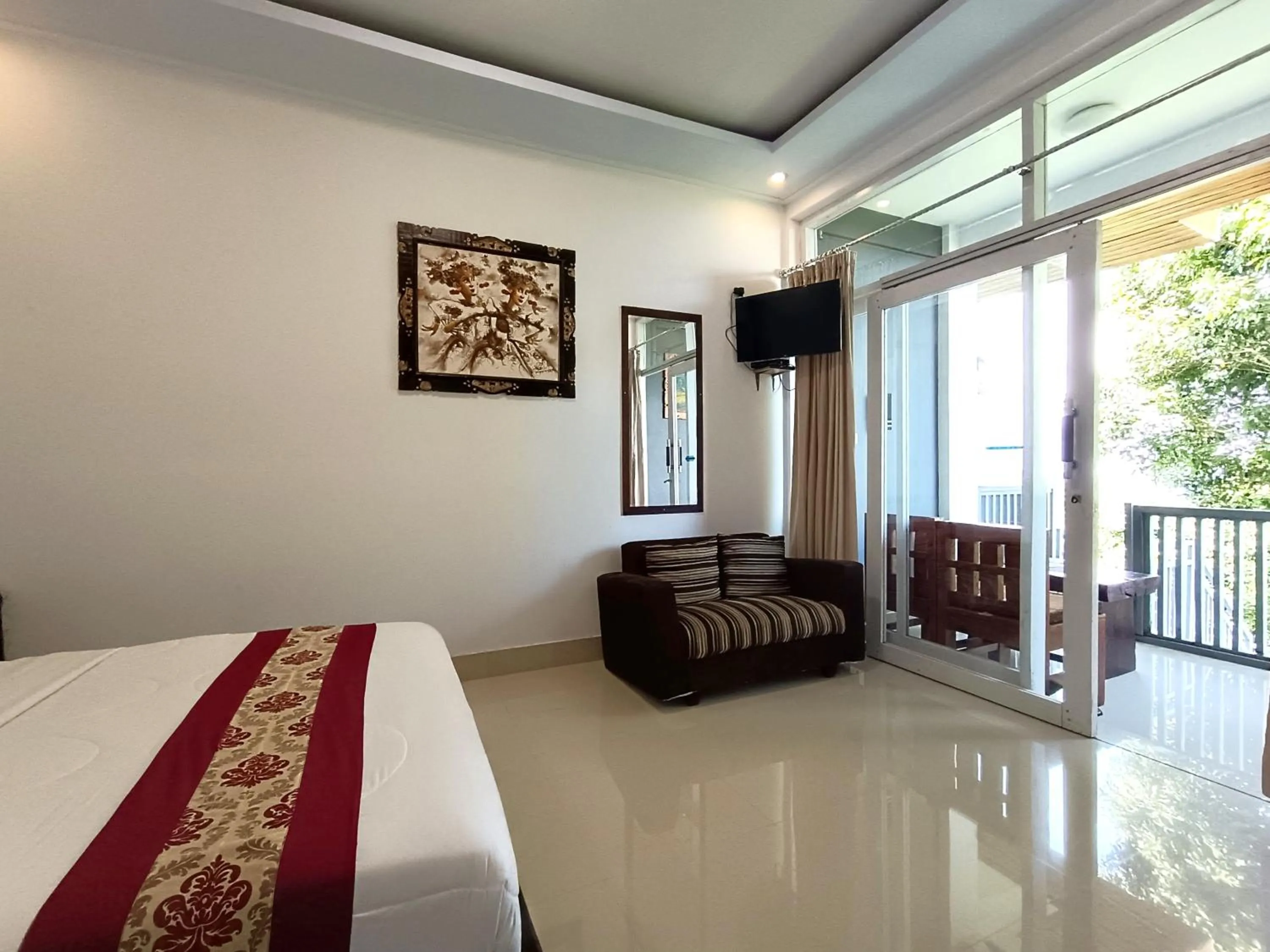 Bed in La Montaña Bali & Spa