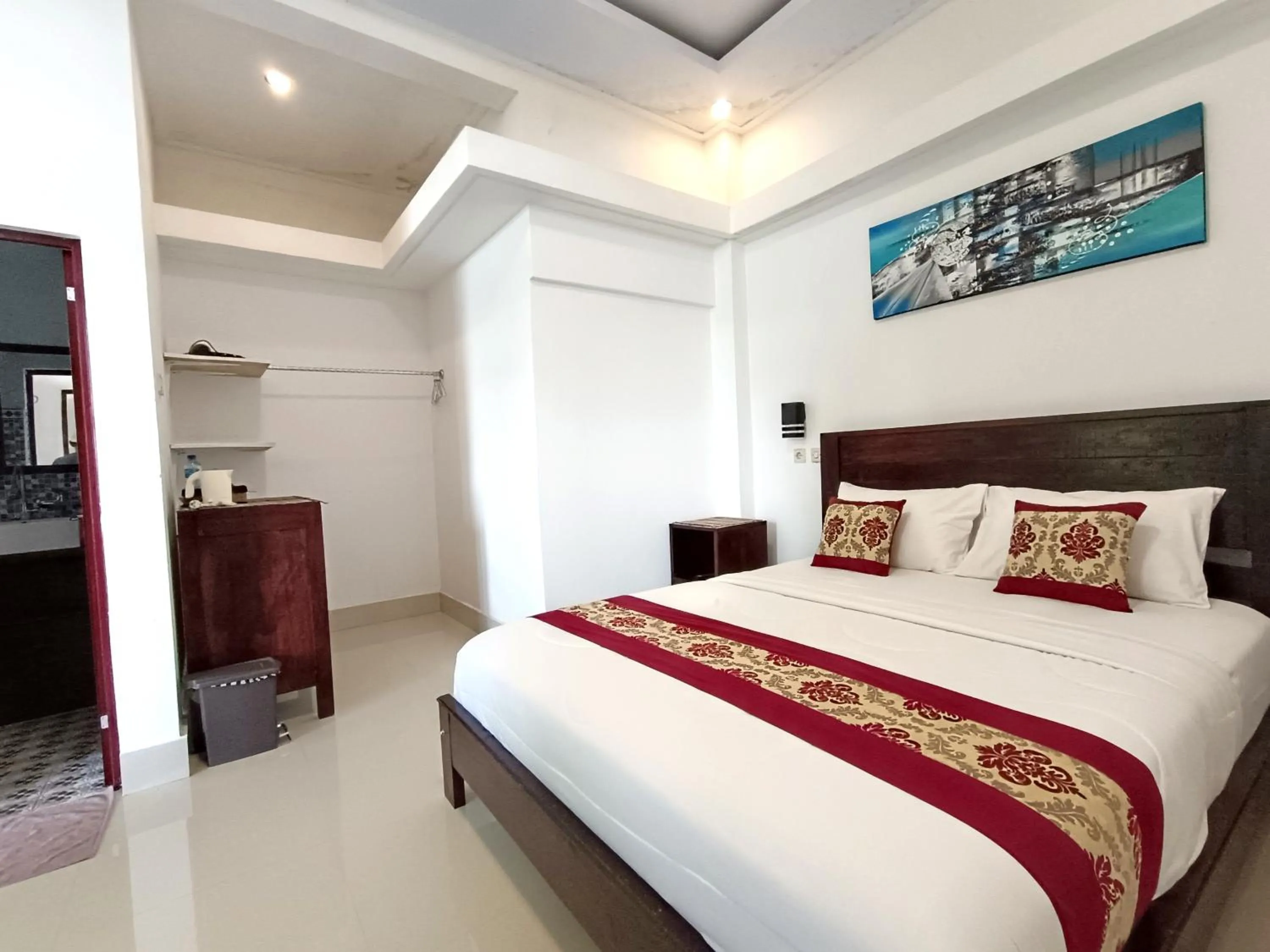 Bed in La Montaña Bali & Spa