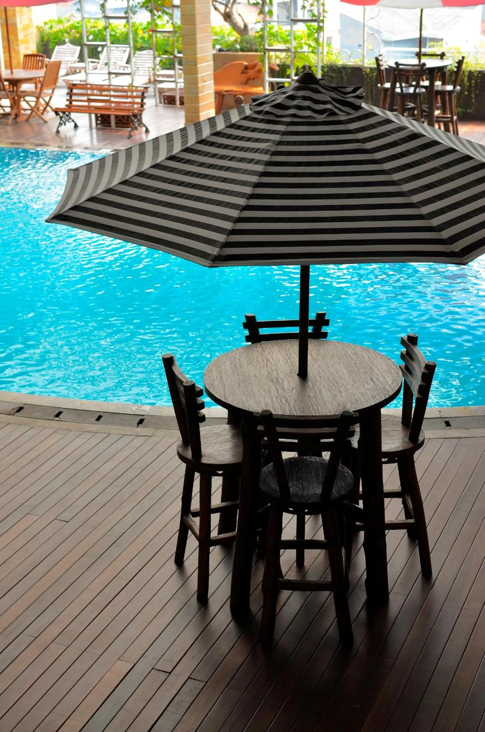 Pool view in HOTEL ASRI CIREBON