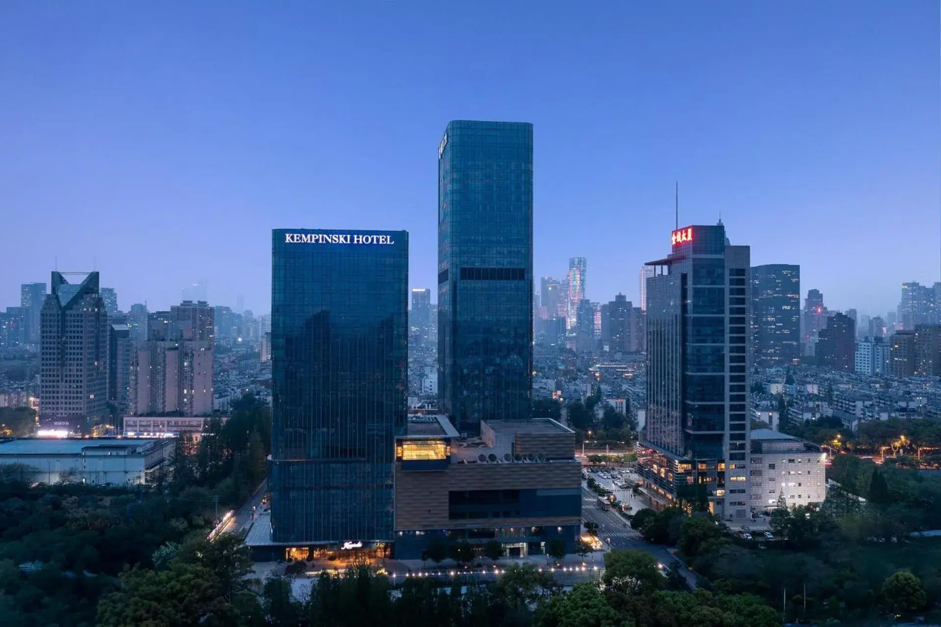 Property building in Kempinski Hotel Nanjing Property building in Kempinski Hotel Nanjing