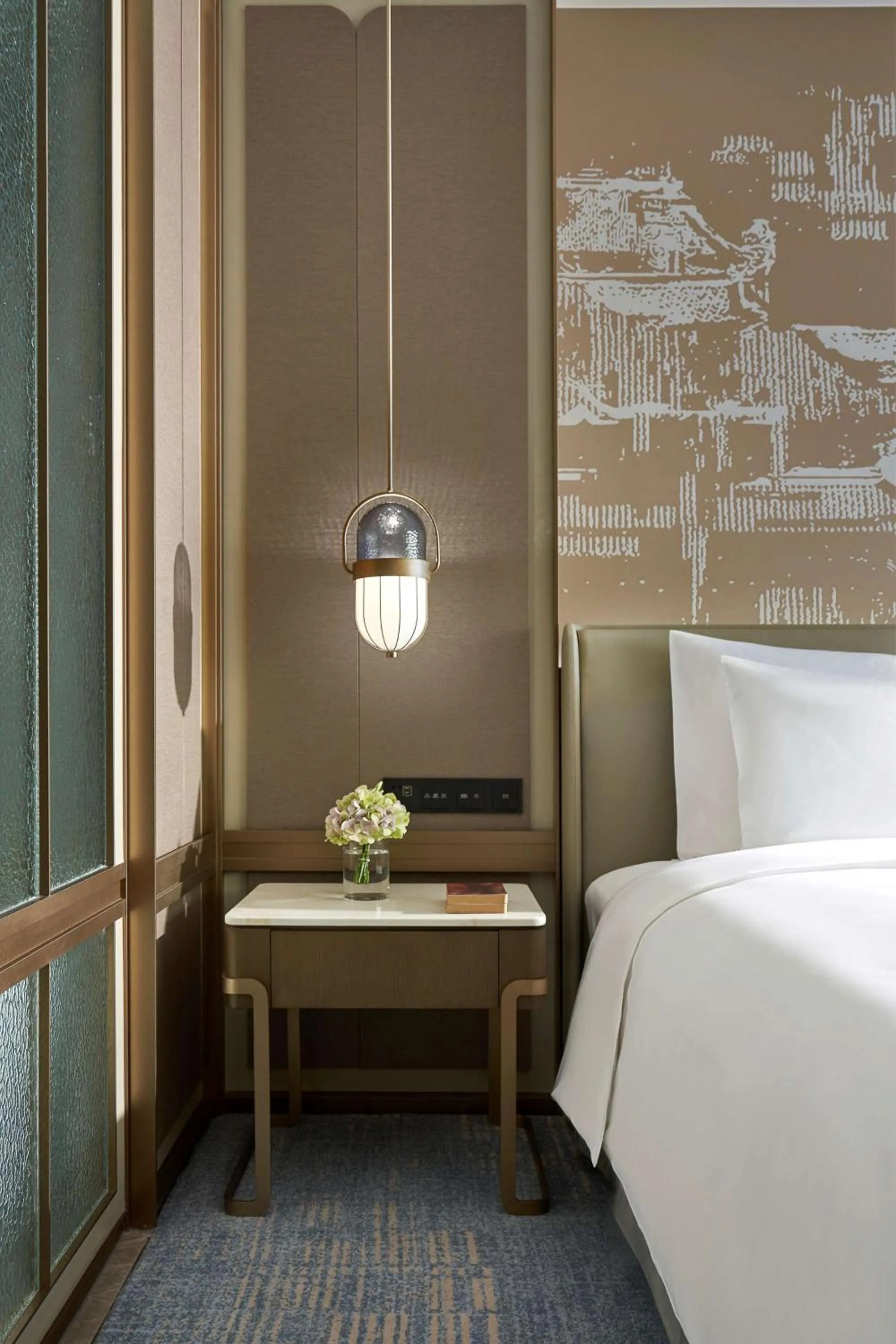 Bedroom, Bed in Kempinski Hotel Nanjing