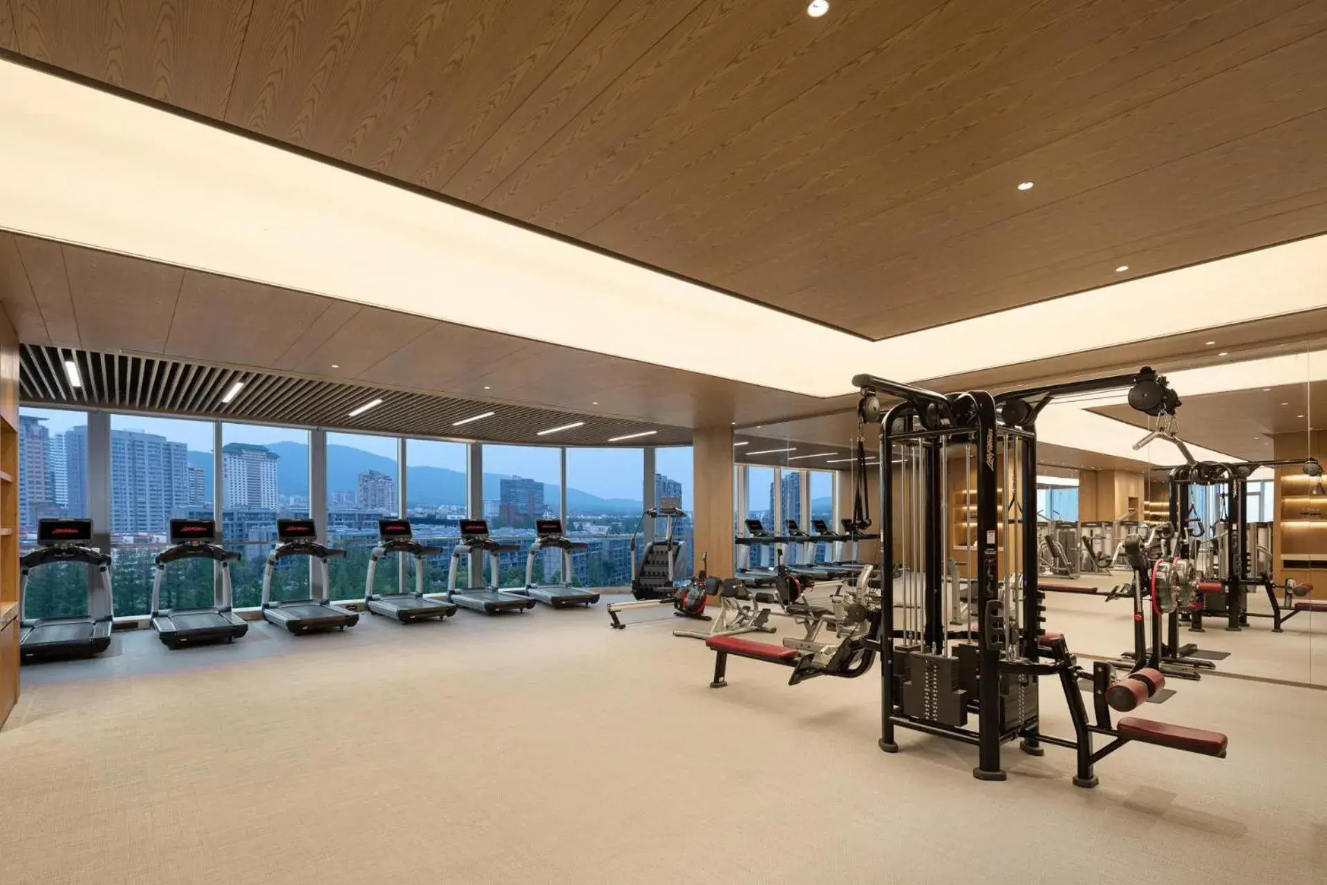 Fitness centre/facilities in Kempinski Hotel Nanjing Fitness centre/facilities in Kempinski Hotel Nanjing