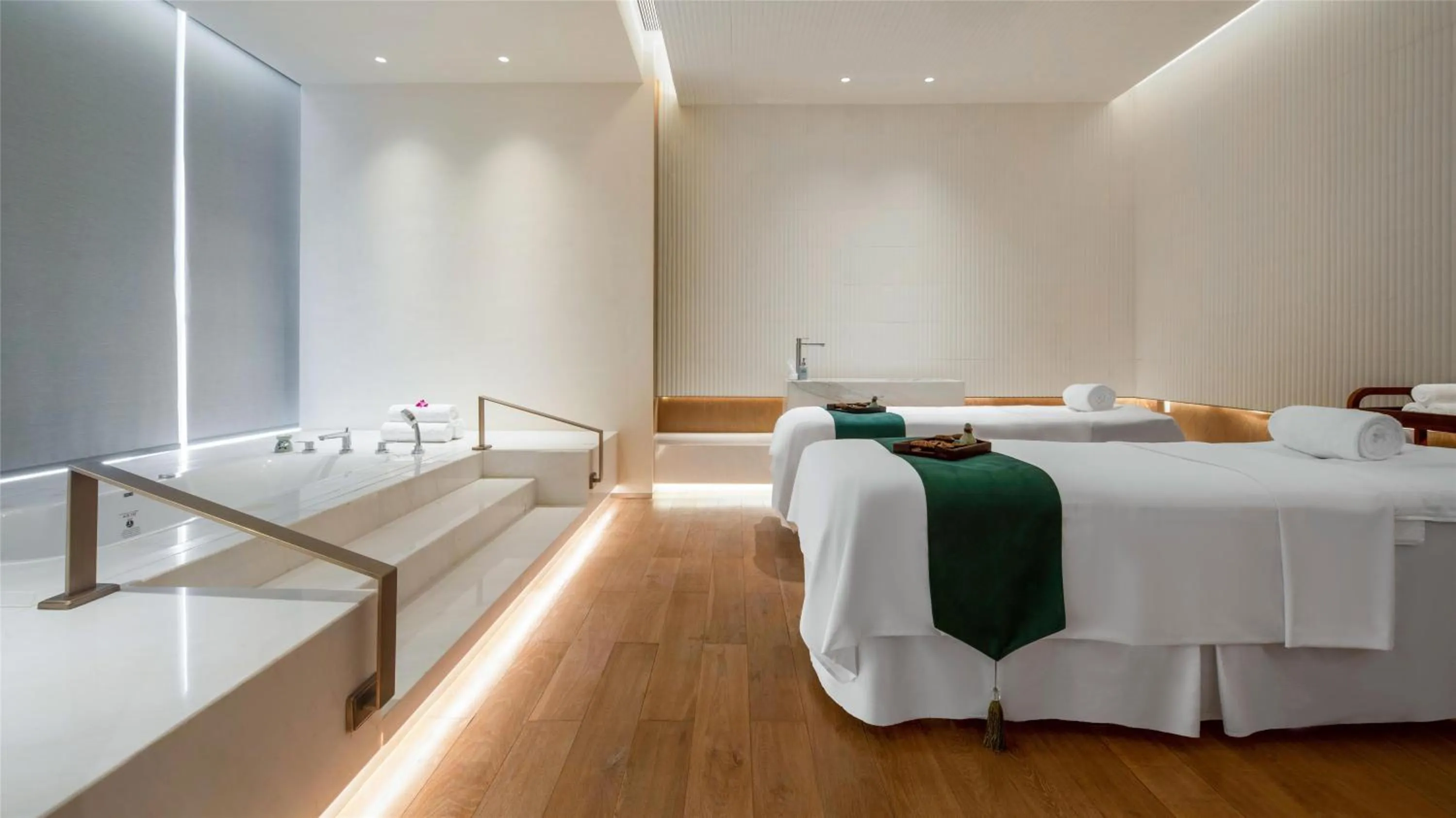 Spa and wellness centre/facilities, Bed in Kempinski Hotel Nanjing