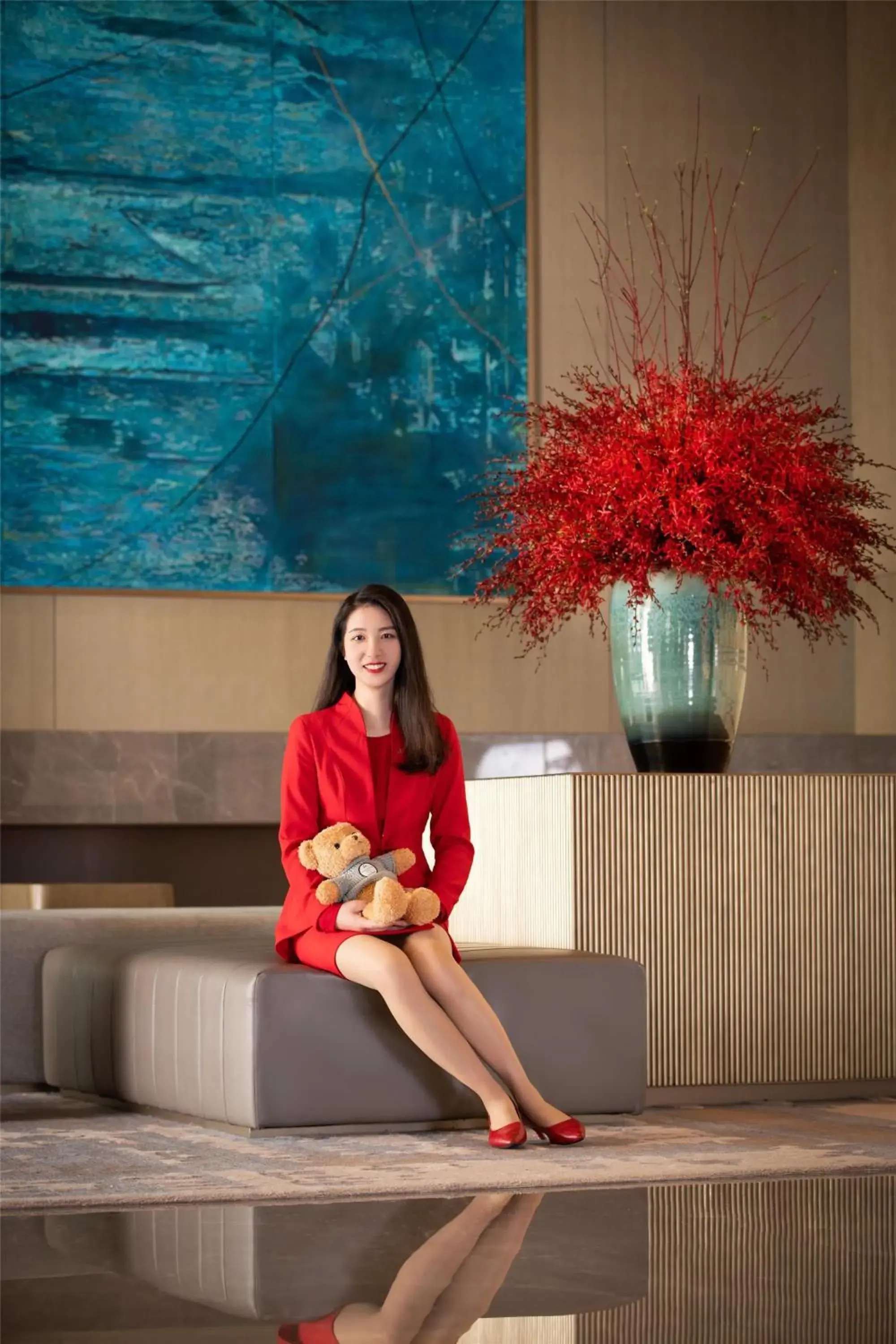 Lobby or reception in Kempinski Hotel Nanjing Lobby or reception in Kempinski Hotel Nanjing