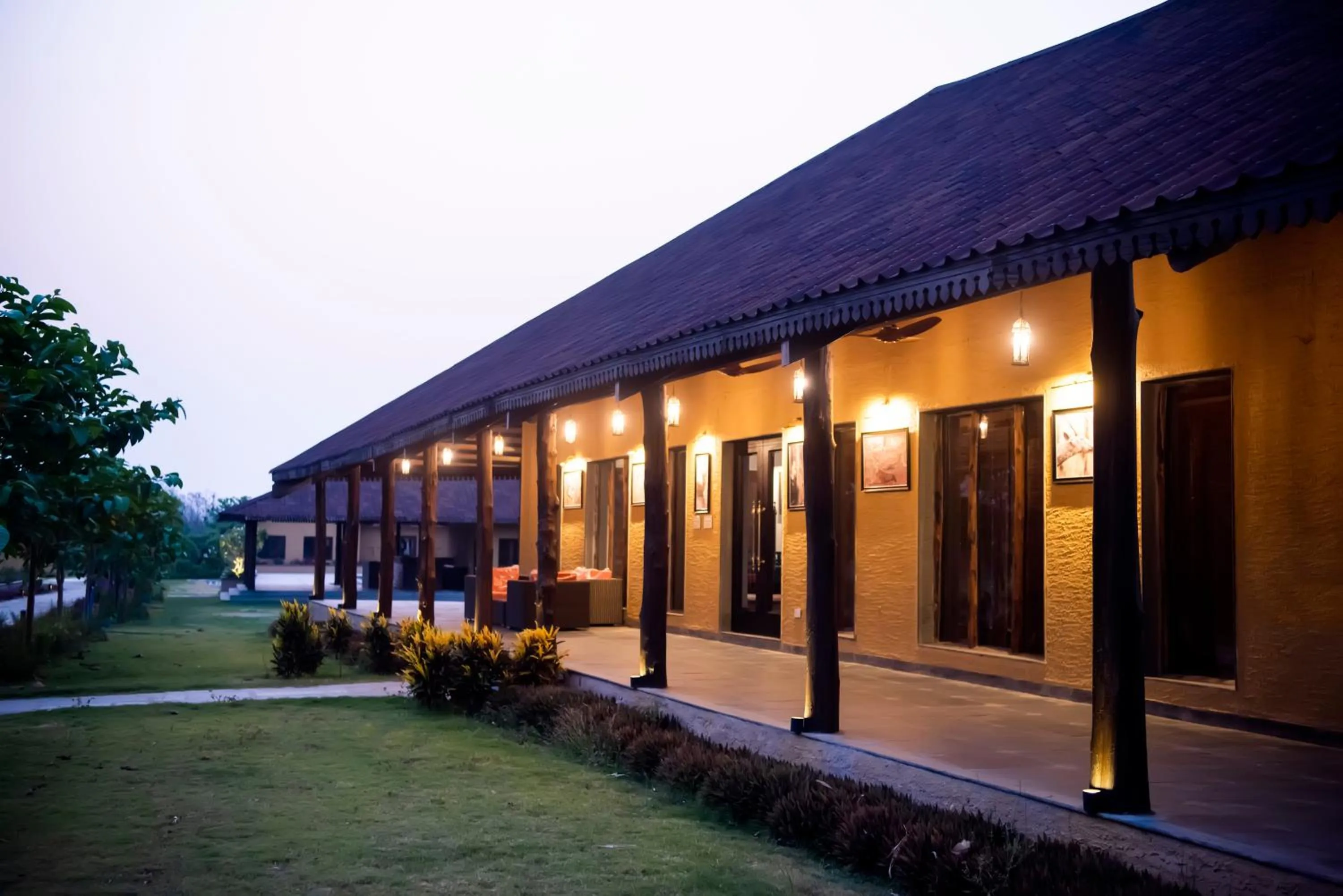 Property building in WelcomHeritage Tadoba Vanya Villas Resort & Spa