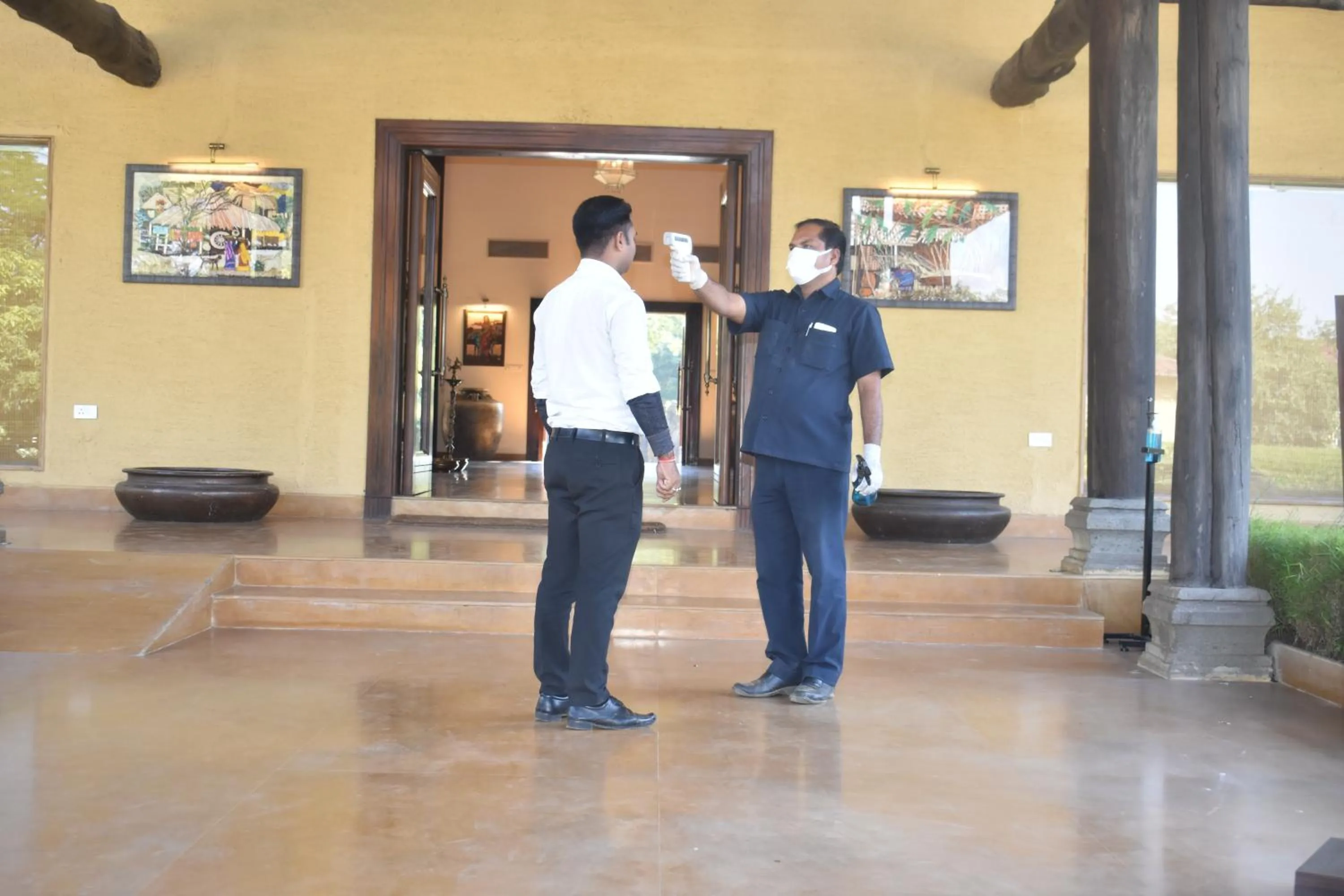 Staff in WelcomHeritage Tadoba Vanya Villas Resort & Spa