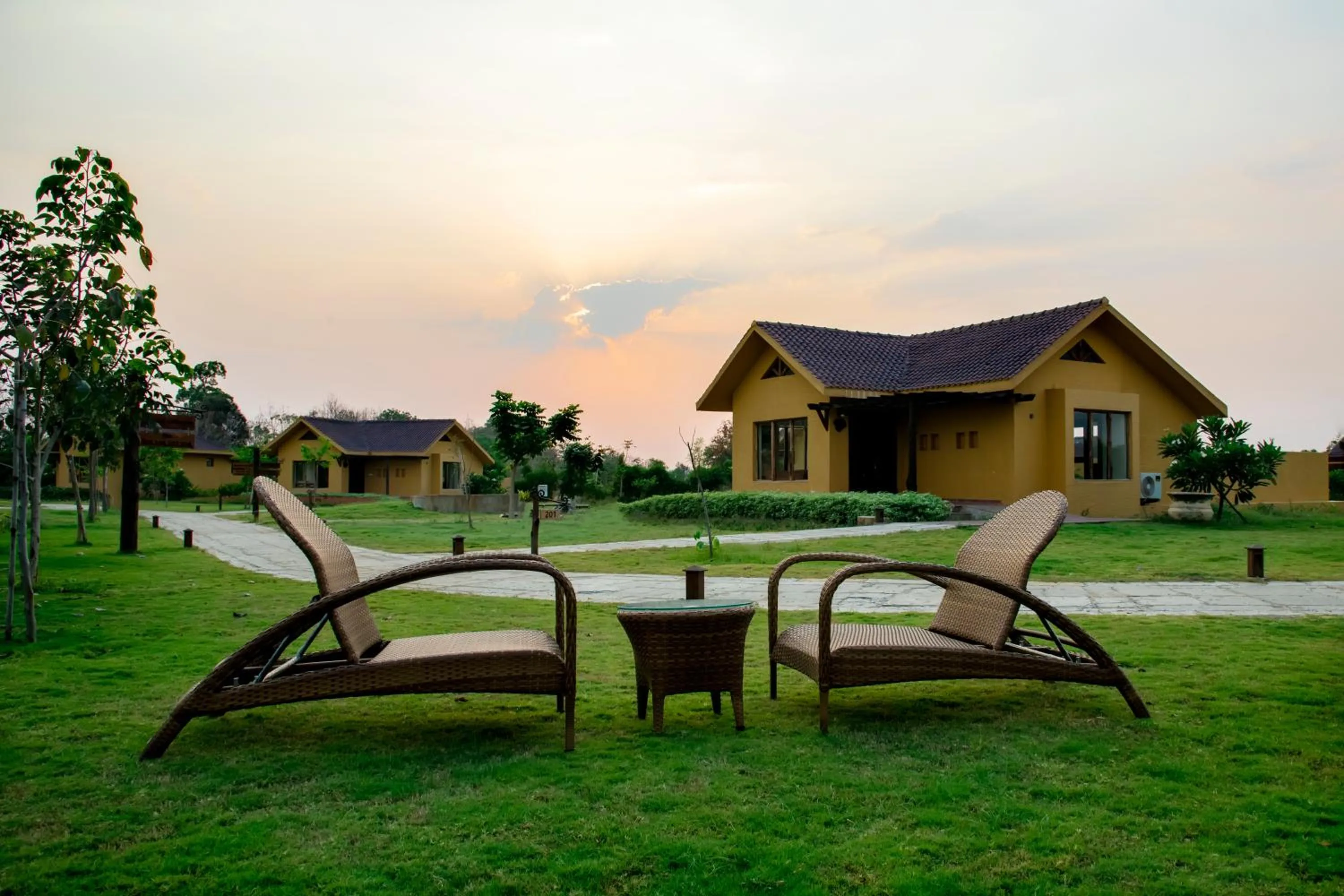 Property building in WelcomHeritage Tadoba Vanya Villas Resort & Spa