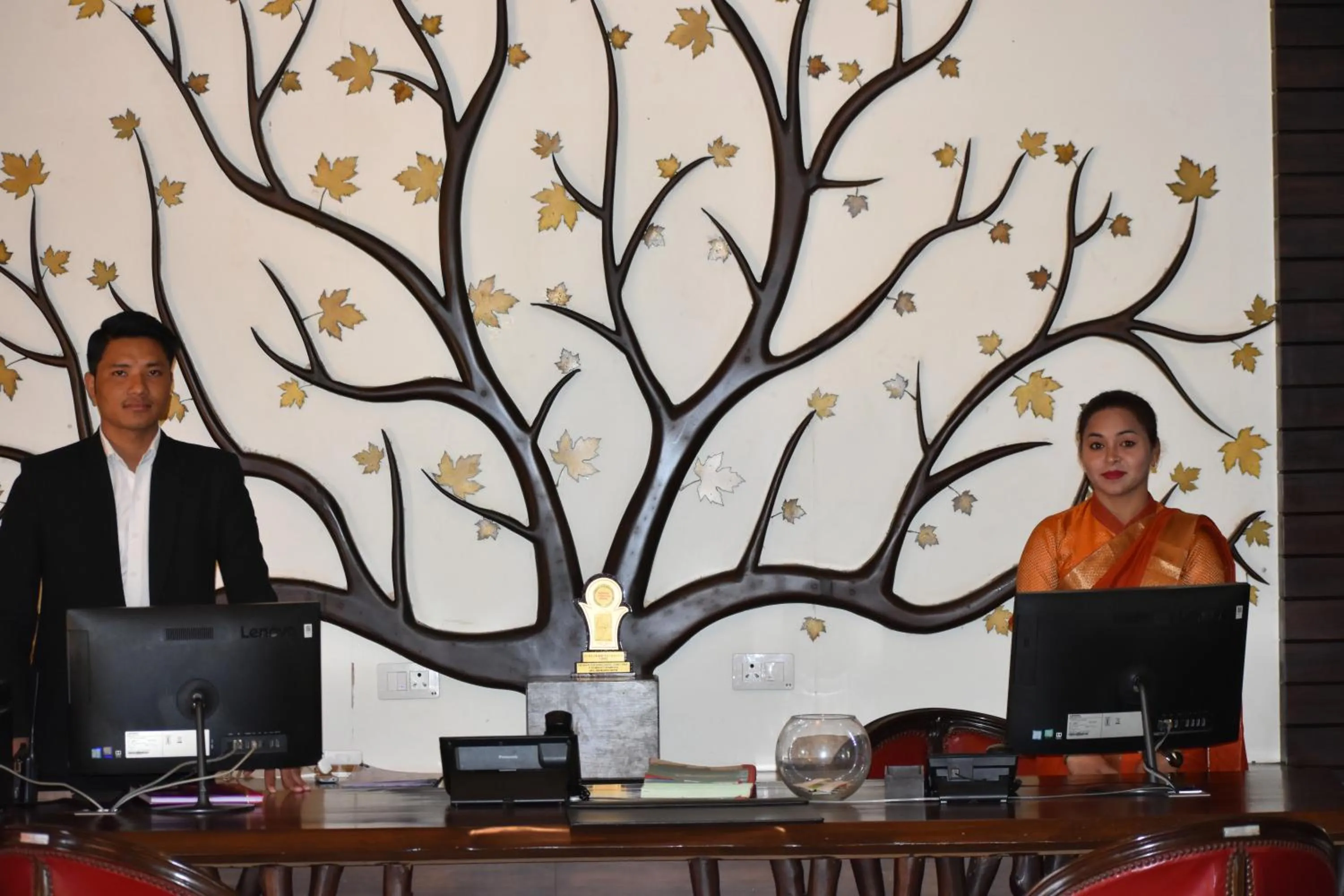 Staff in WelcomHeritage Tadoba Vanya Villas Resort & Spa