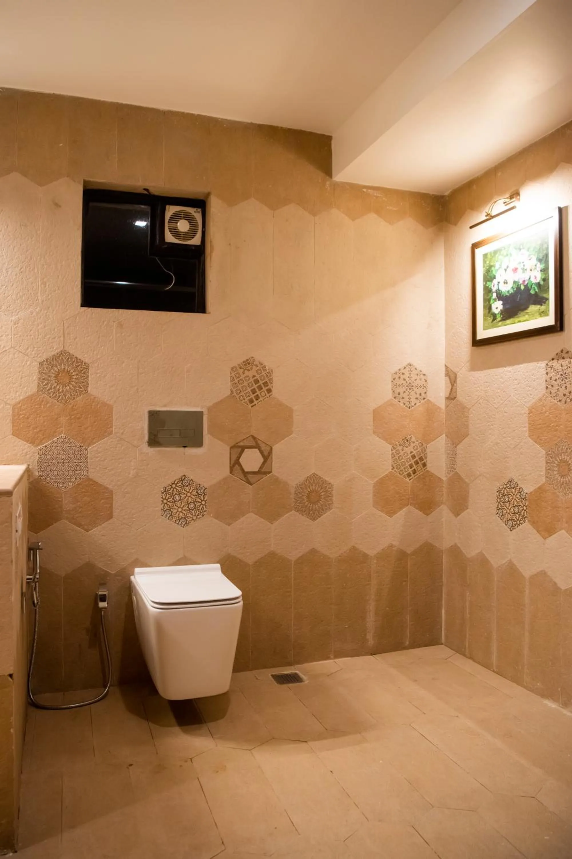 Bathroom in WelcomHeritage Tadoba Vanya Villas Resort & Spa