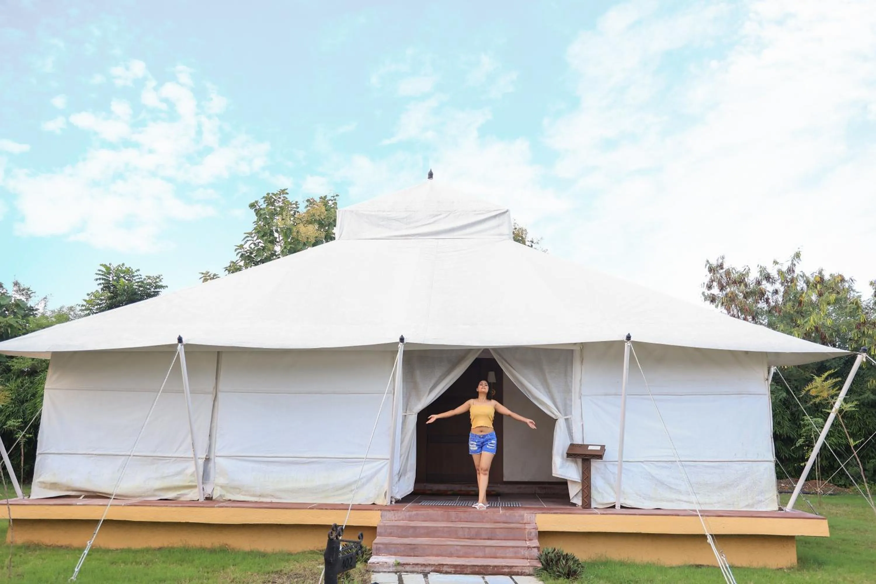 Property building in WelcomHeritage Tadoba Vanya Villas Resort & Spa