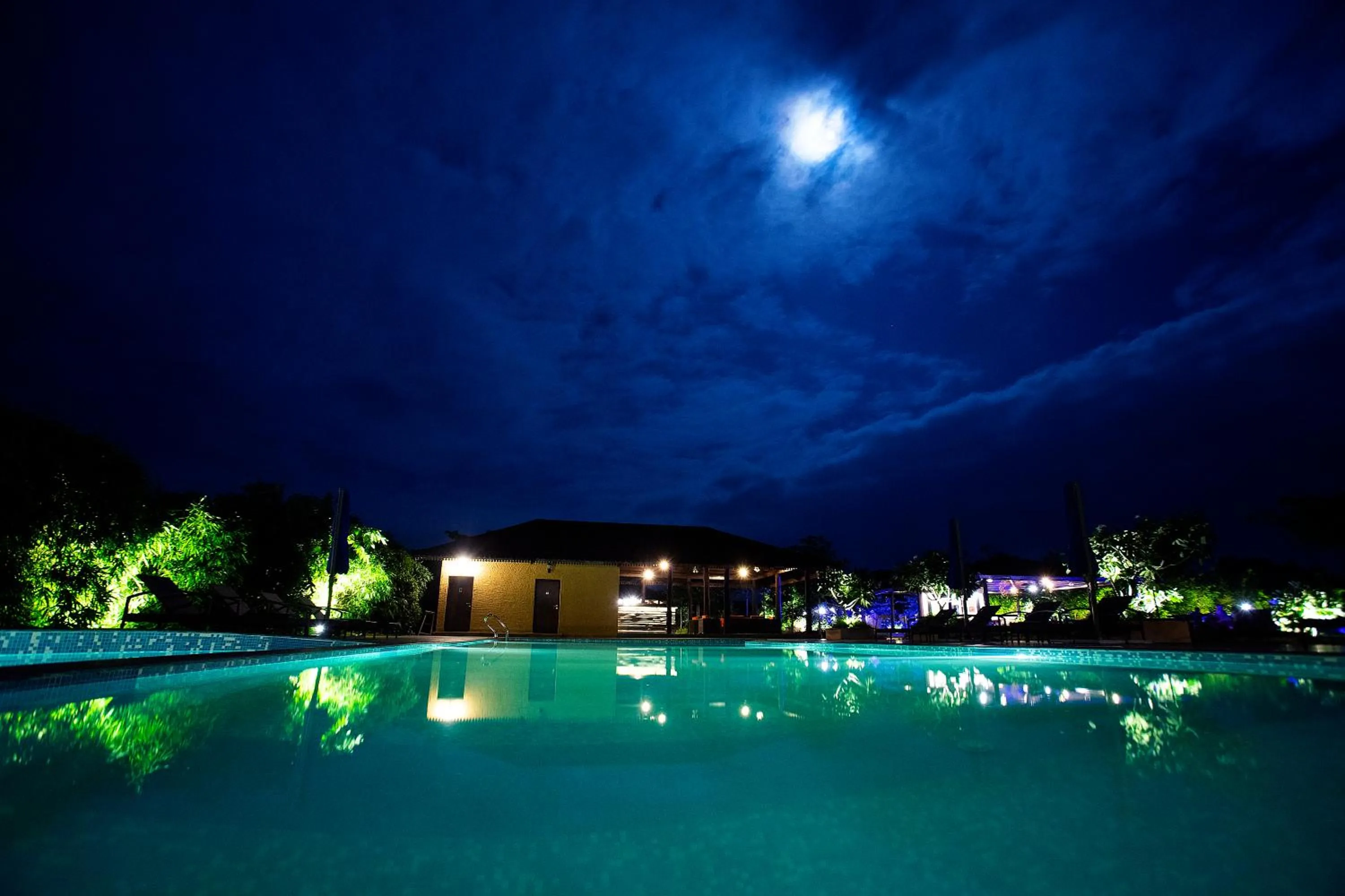 Swimming pool in WelcomHeritage Tadoba Vanya Villas Resort & Spa