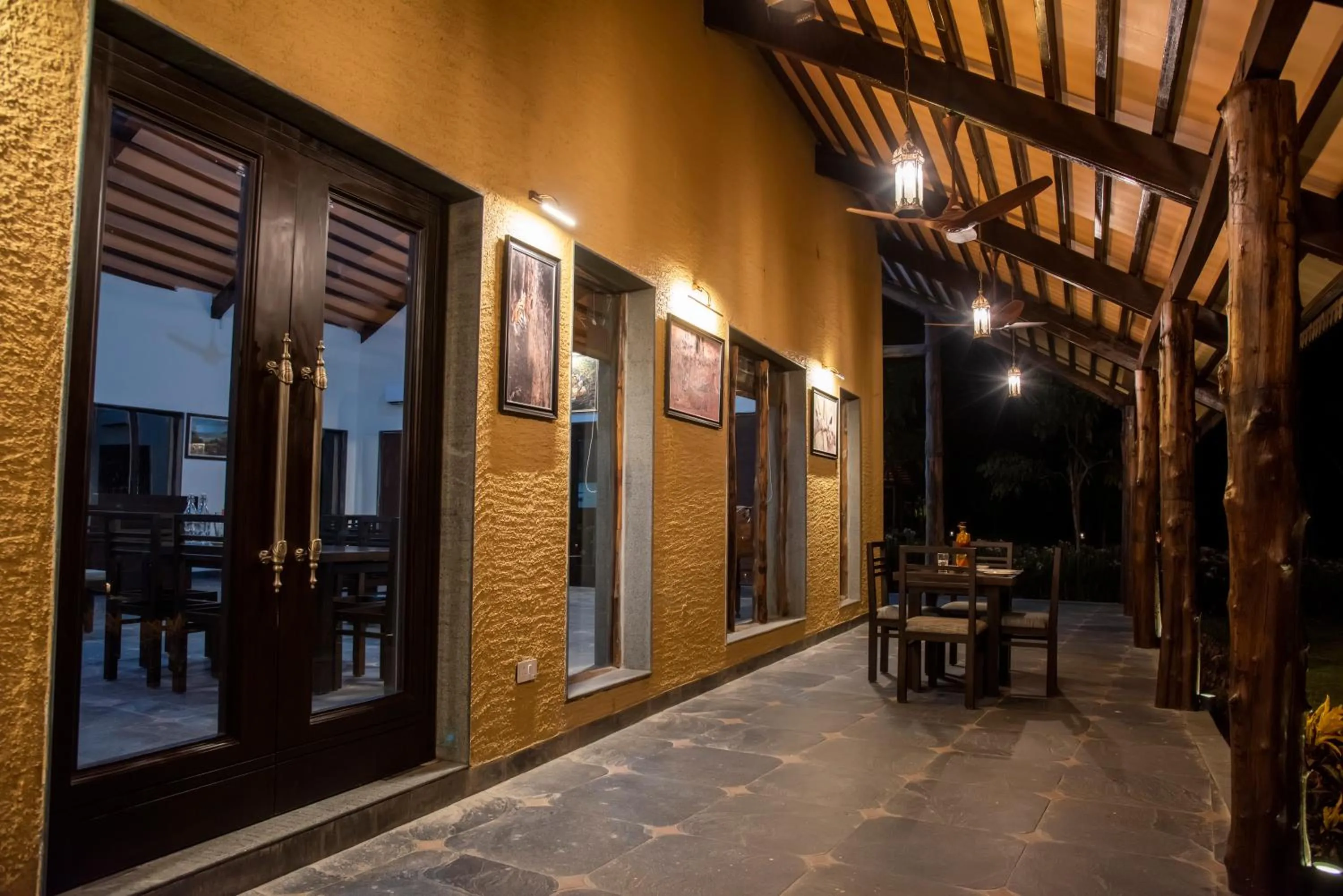 Seating area in WelcomHeritage Tadoba Vanya Villas Resort & Spa